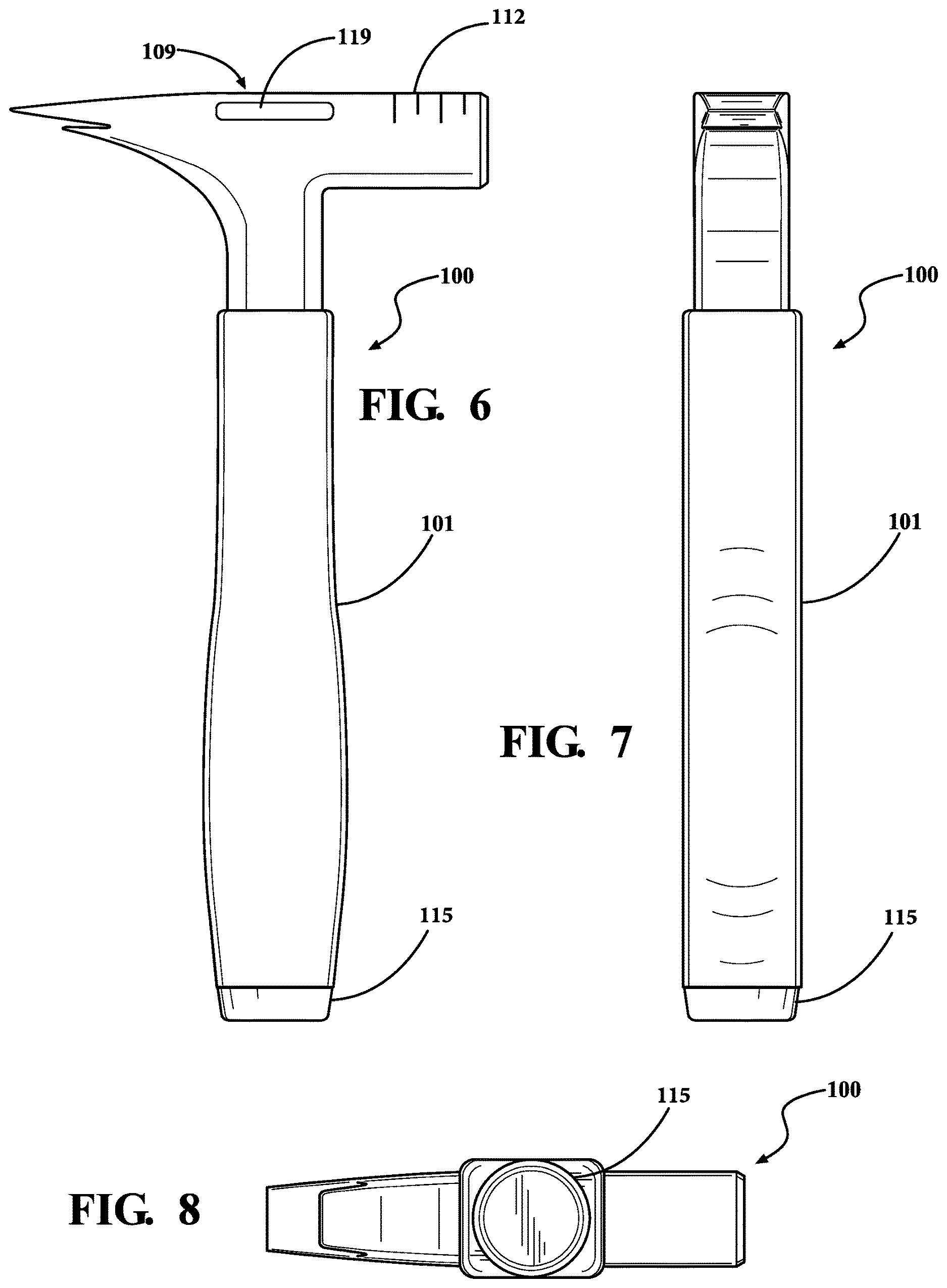 Patent US12617063 Figure 4 – Sheet metal hammer with drive manipulation feature