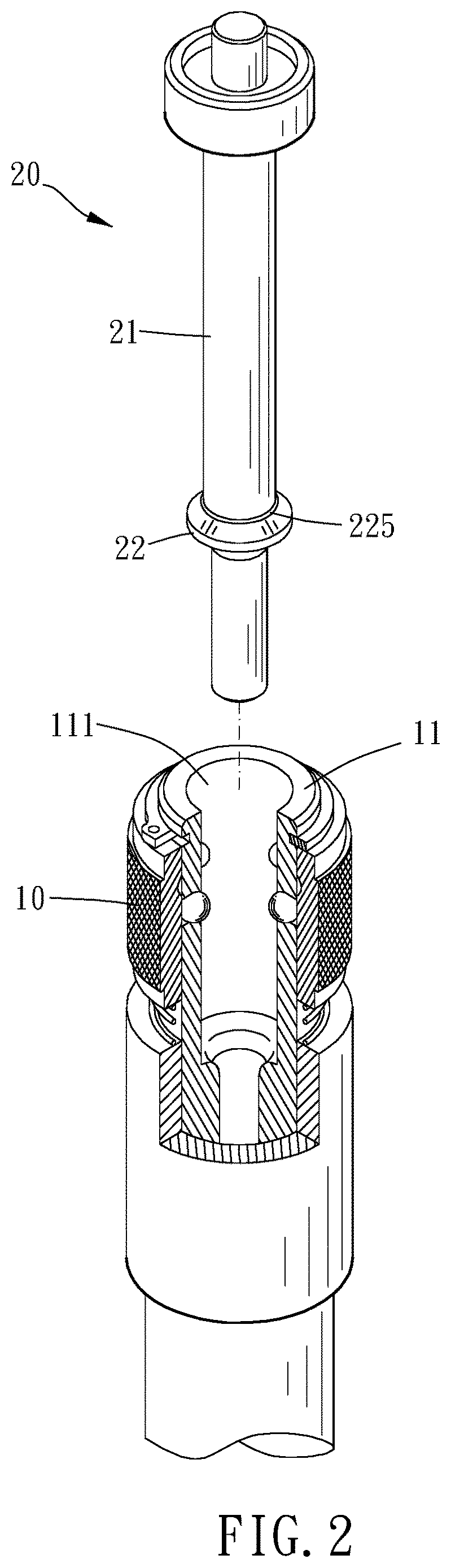 Patent US12617064 Figure 2 – Impact tool head