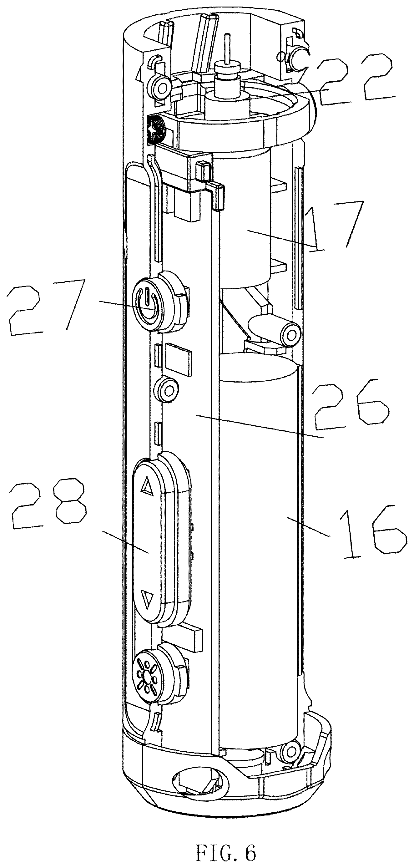 Patent US12617065 Figure 6 – Multifunctional electric tool with the function of easy head replacement