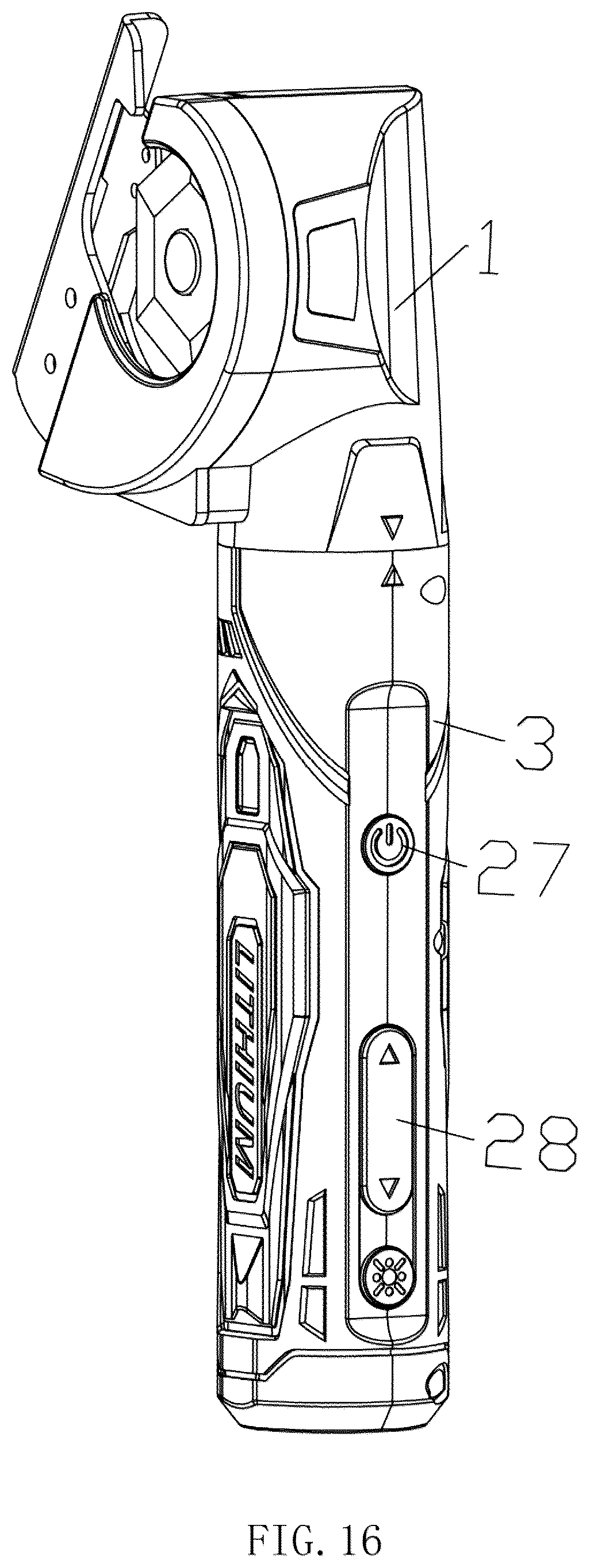 Patent US12617065 Figure 16 – Multifunctional electric tool with the function of easy head replacement
