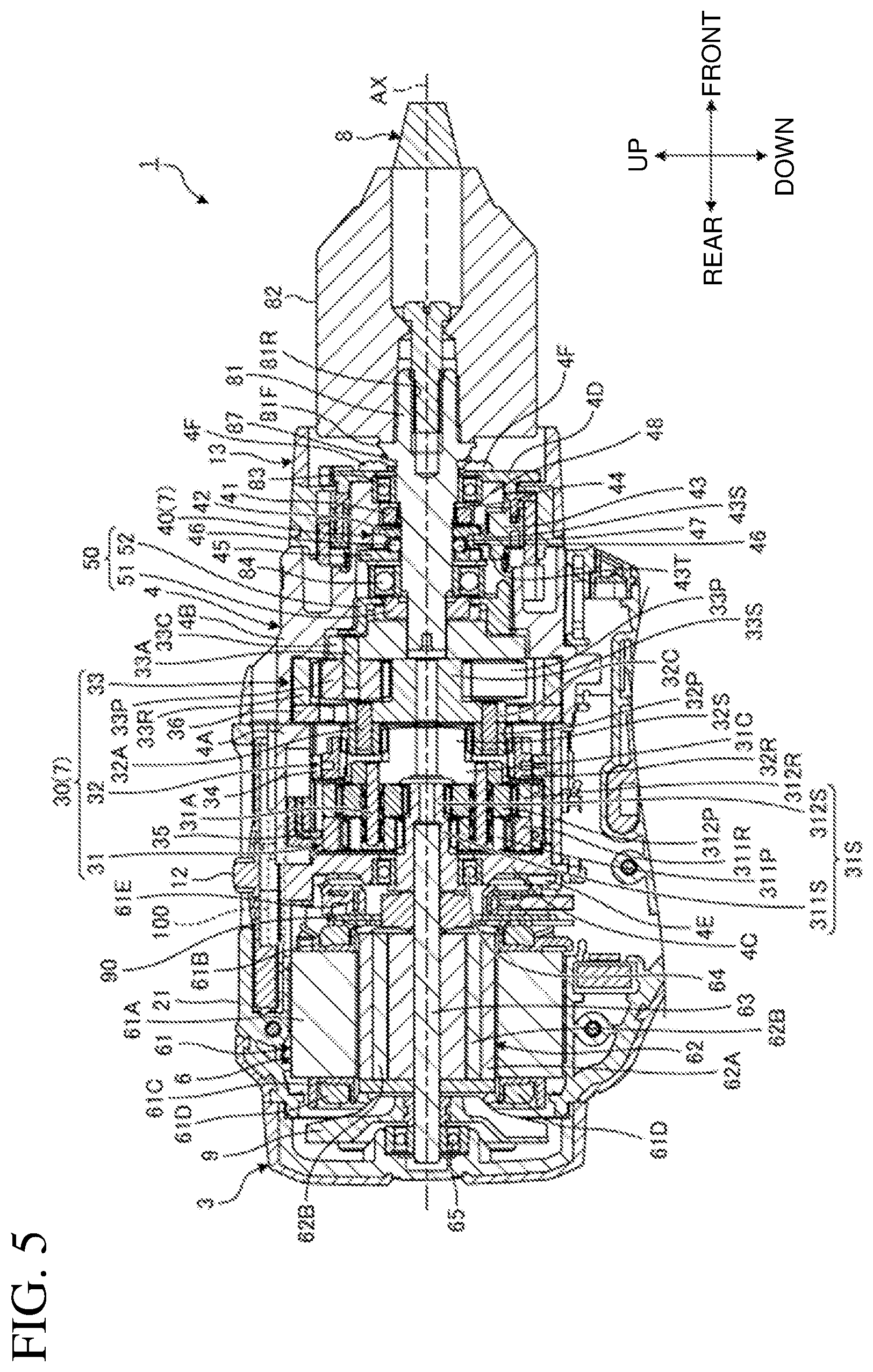 Patent US12617066 Figure 5 – Electric work machine and driver drill