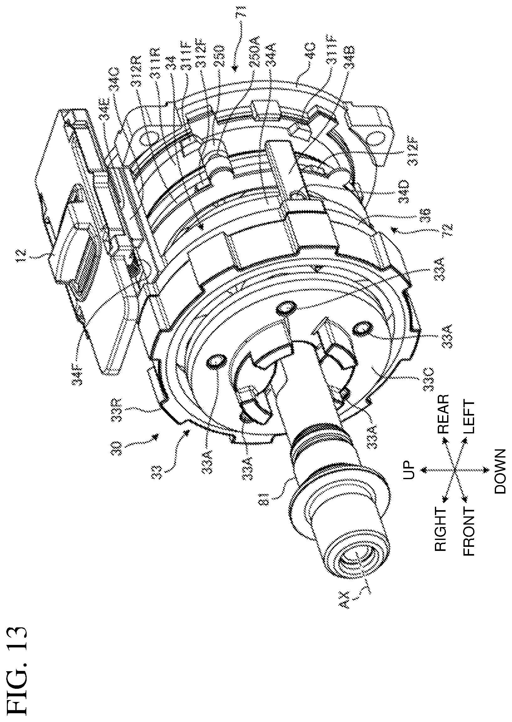 Patent US12617066 Figure 13 – Electric work machine and driver drill