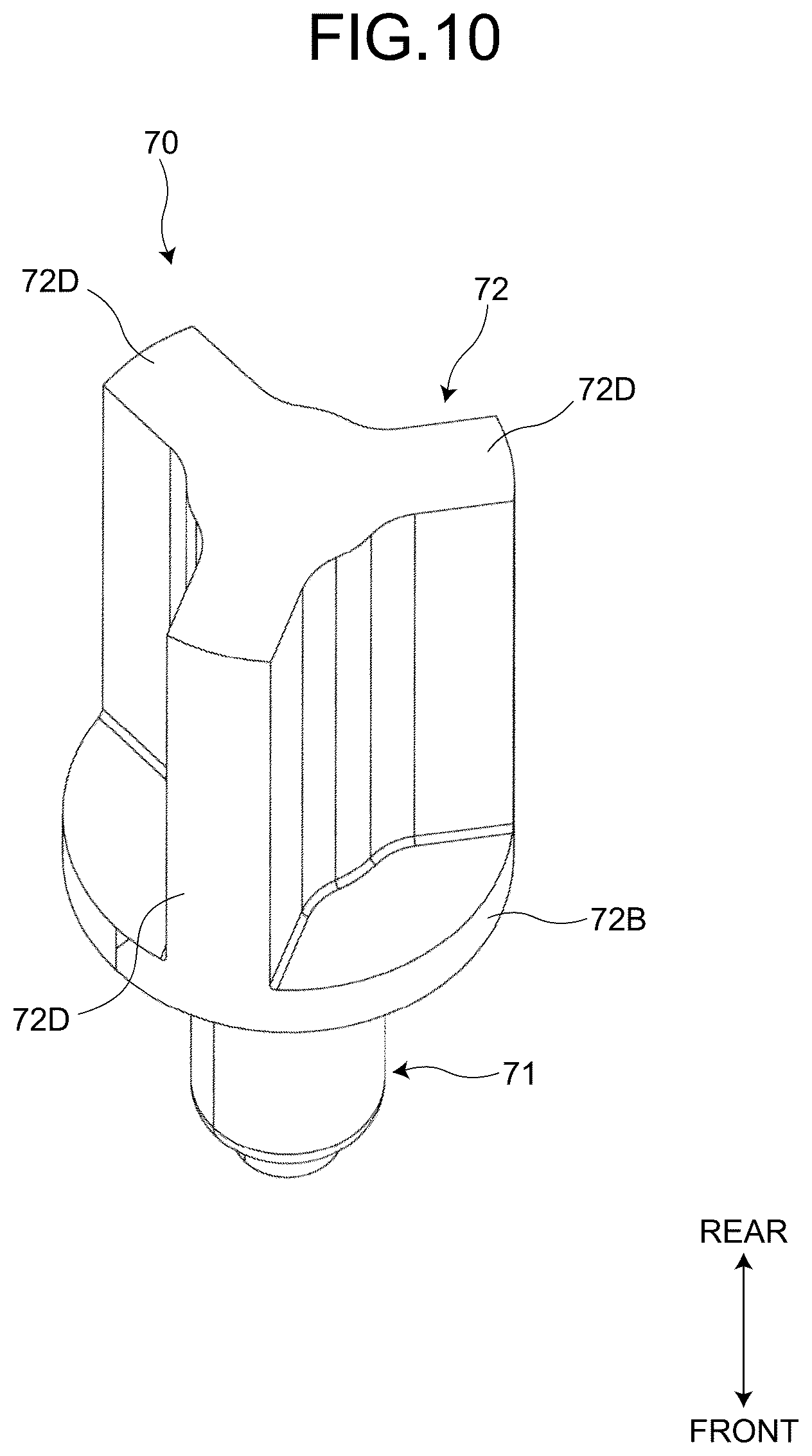 Patent US12617067 Figure 10 – Impact tool, spindle, and spindle manufacturing method