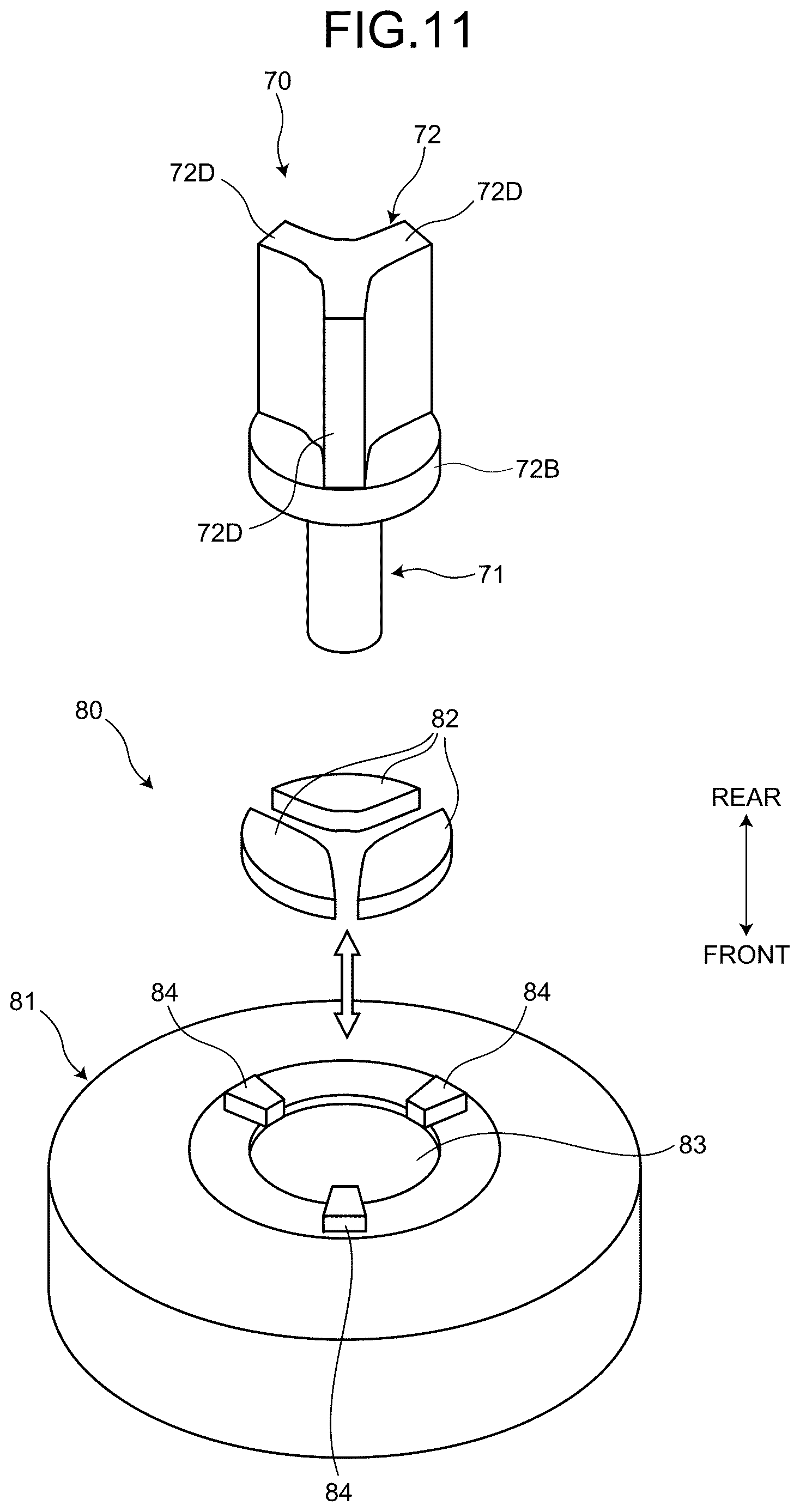 Patent US12617067 Figure 11 – Impact tool, spindle, and spindle manufacturing method