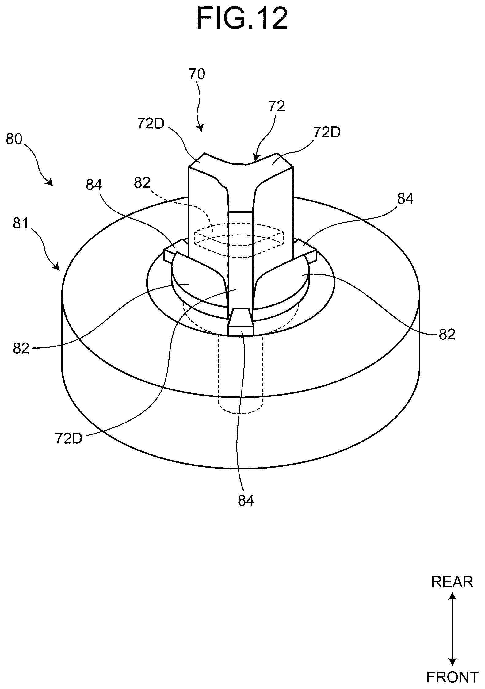 Patent US12617067 Figure 12 – Impact tool, spindle, and spindle manufacturing method