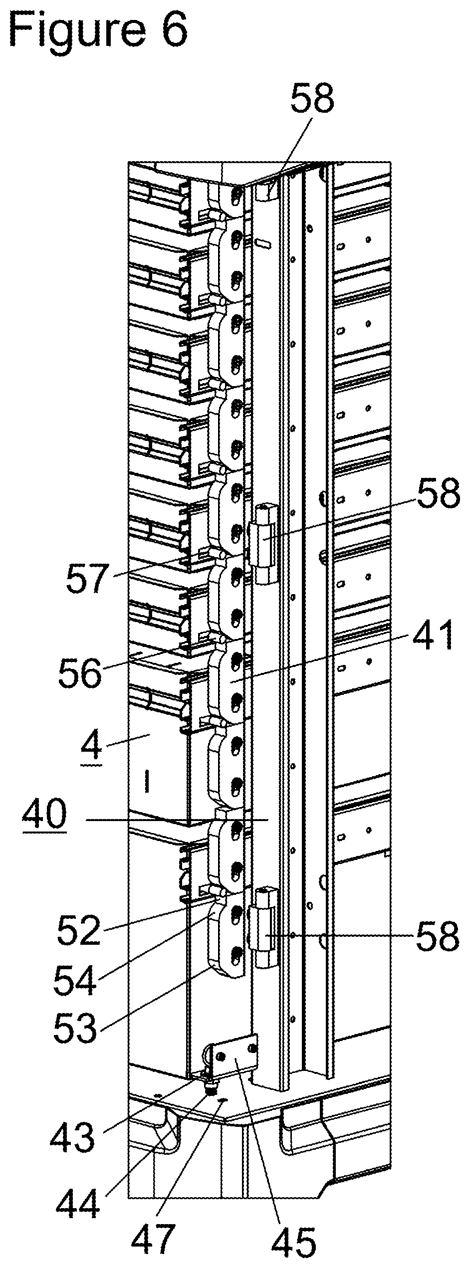 Patent US12617071 Figure 6 – Storage unit for tools