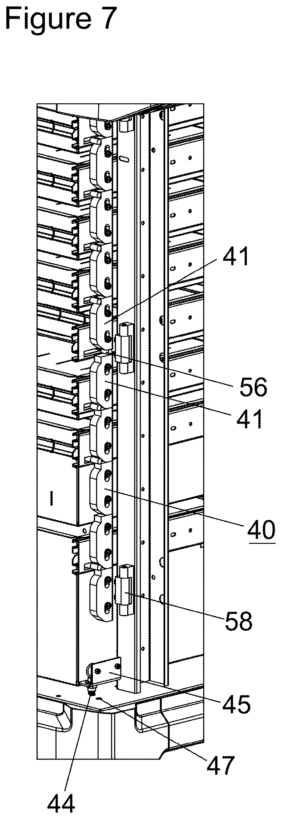 Patent US12617071 Figure 7 – Storage unit for tools