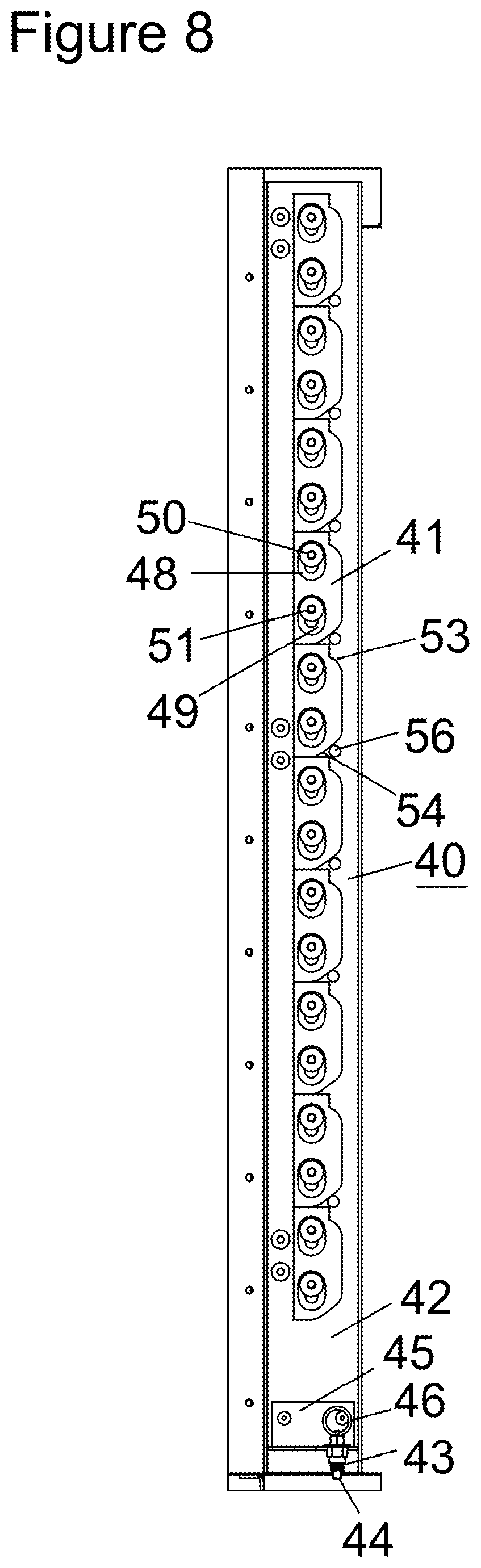 Patent US12617071 Figure 8 – Storage unit for tools