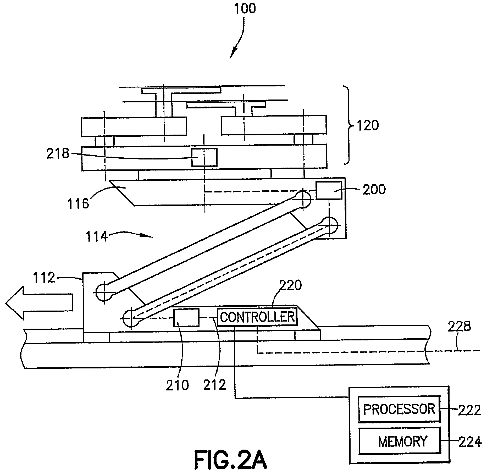 Patent US12617076 Figure 4 – Compact traversing robot