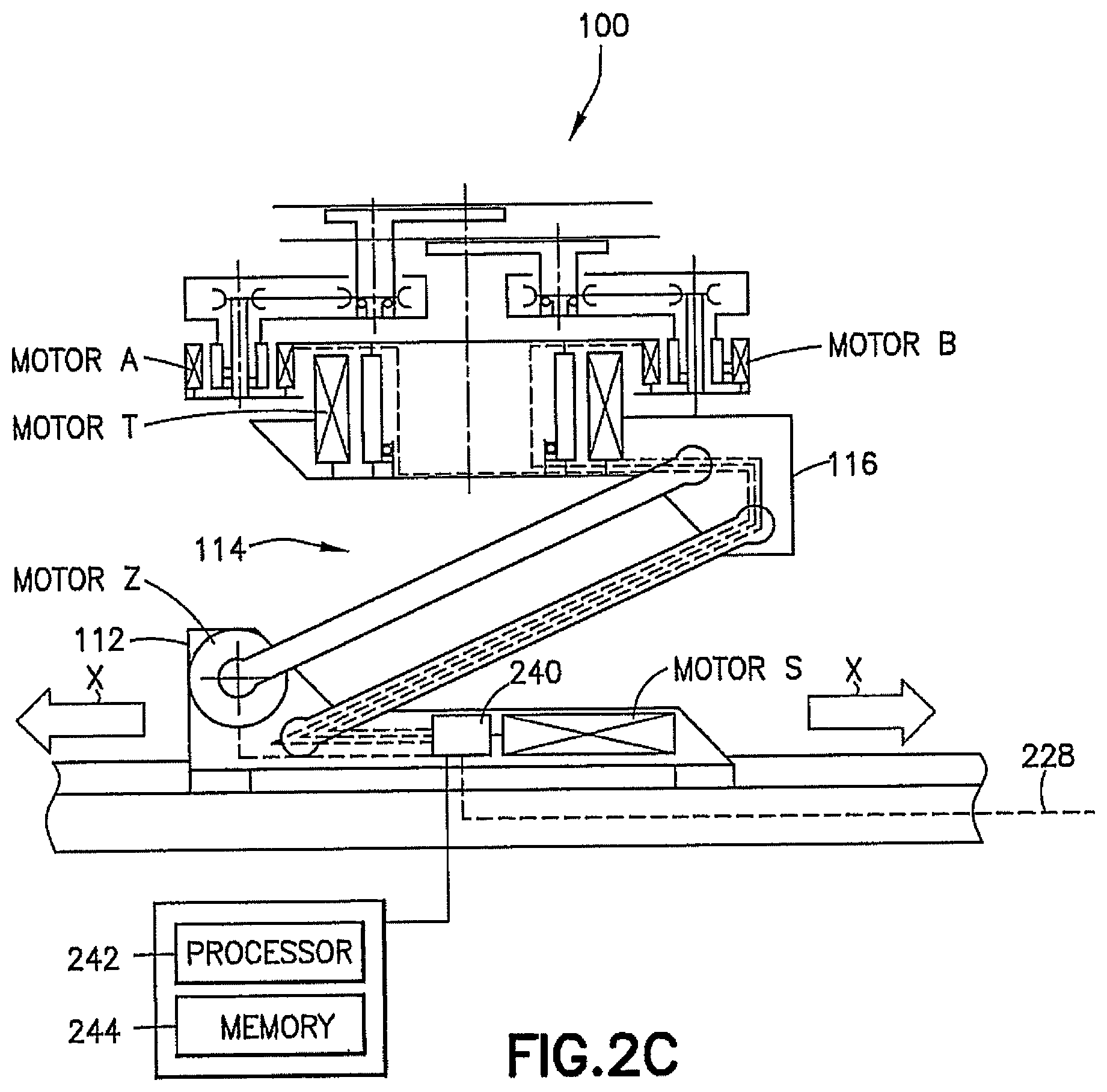 Patent US12617076 Figure 6 – Compact traversing robot