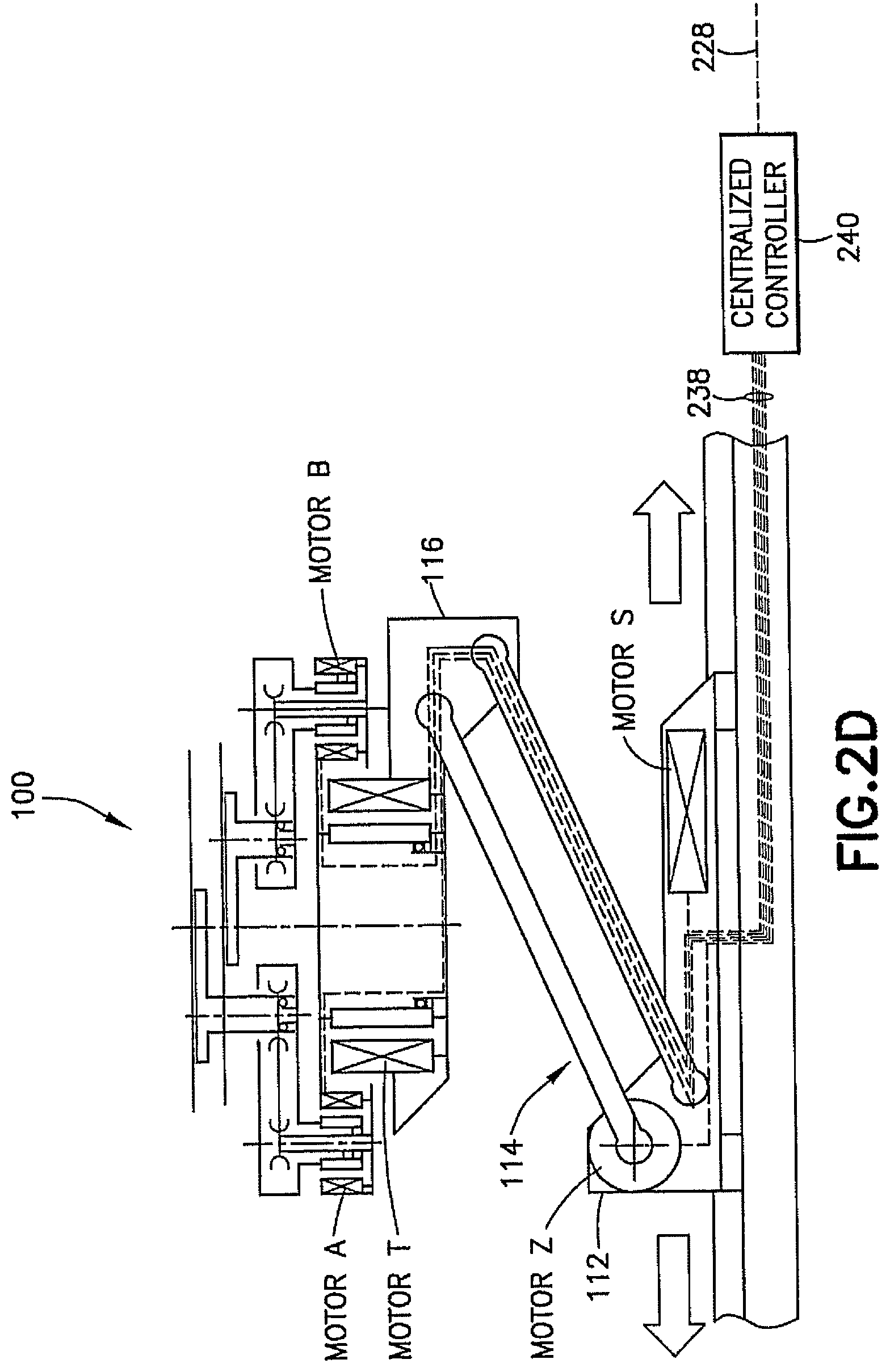 Patent US12617076 Figure 7 – Compact traversing robot