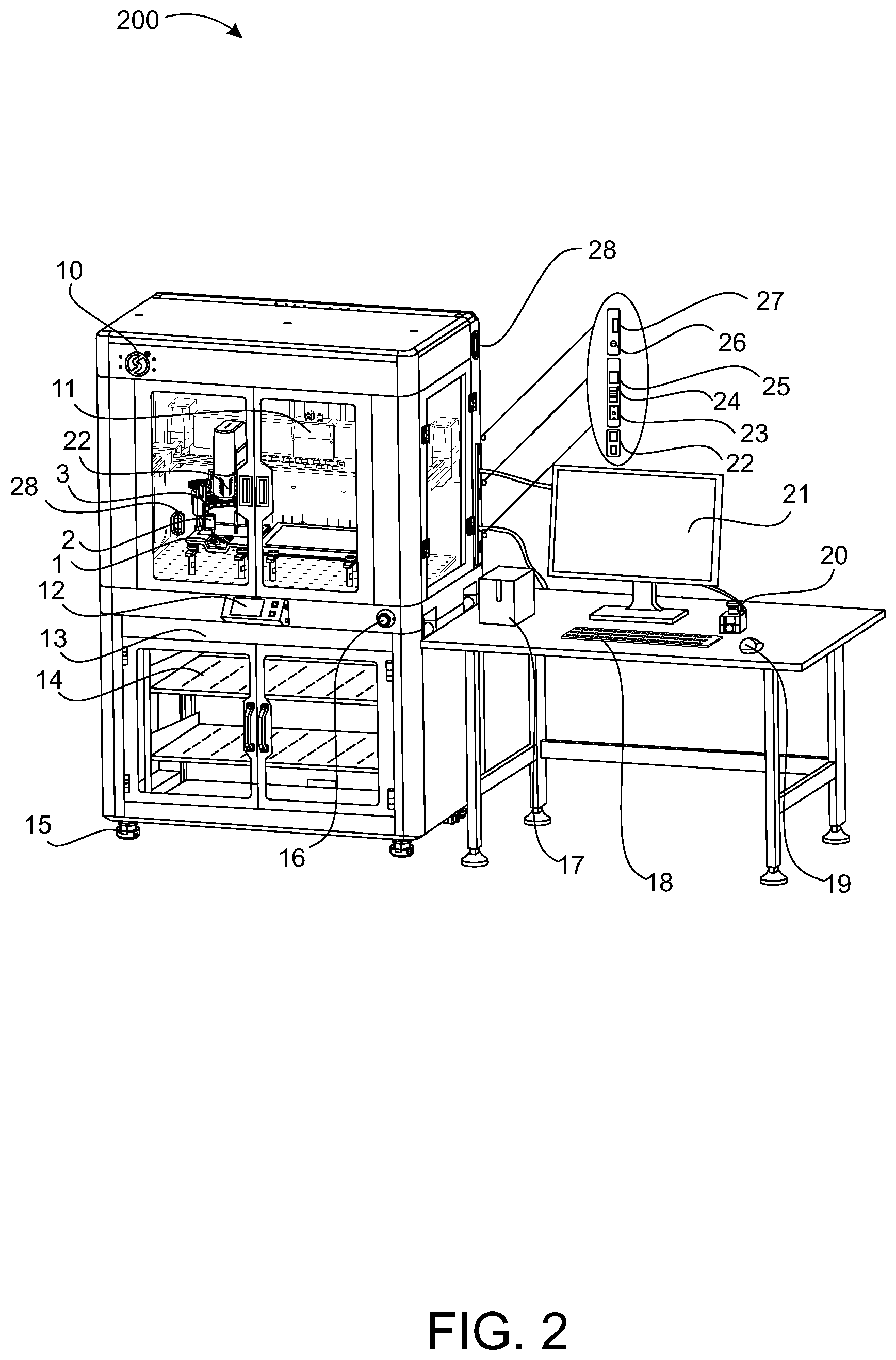 Patent US12617079 Figure 2 – Robotics system for verification and validation of smart connected HMI devices and method thereof