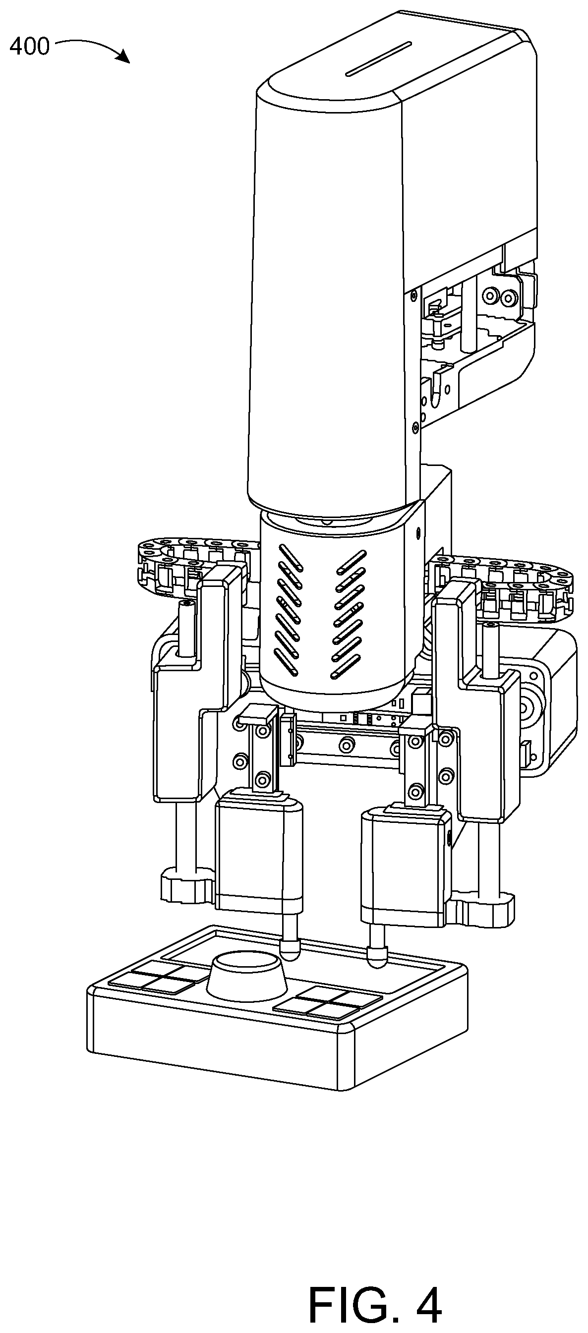 Patent US12617079 Figure 4 – Robotics system for verification and validation of smart connected HMI devices and method thereof