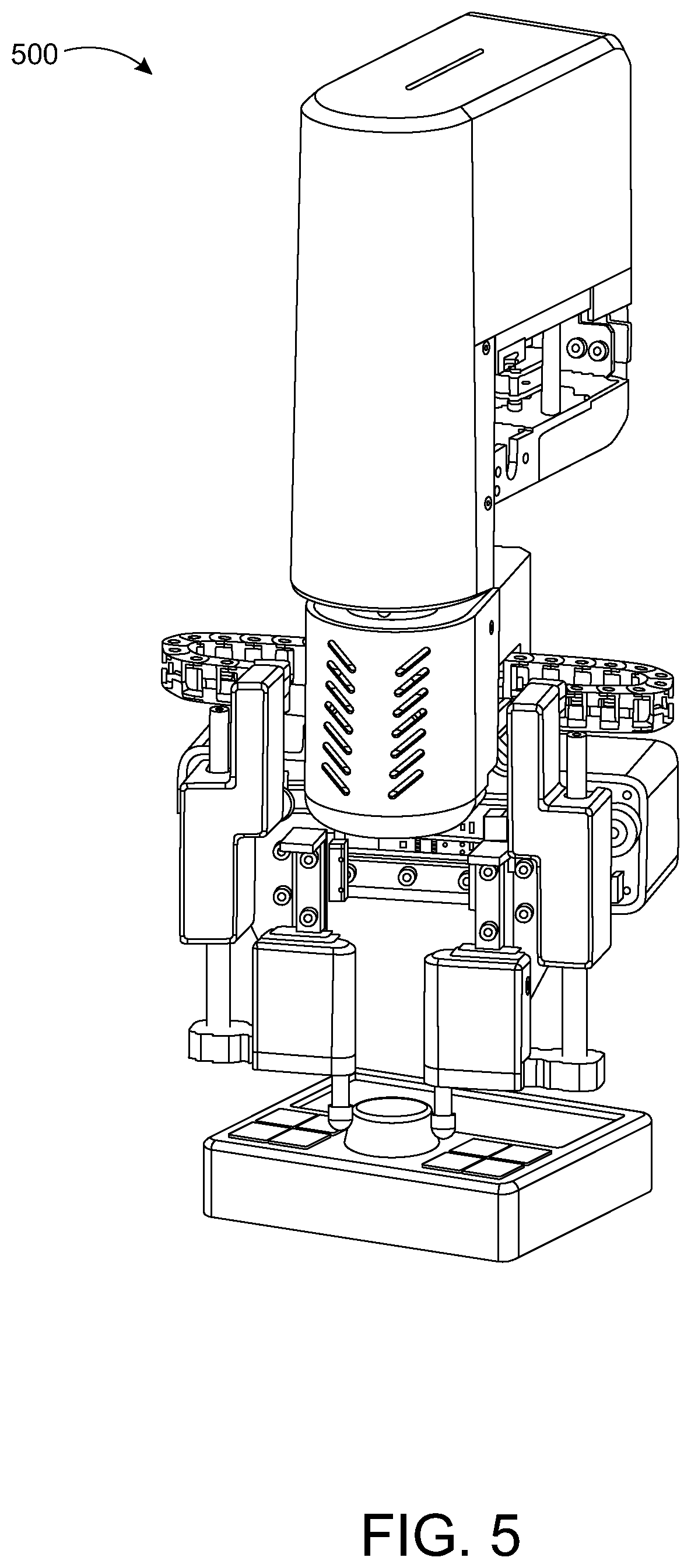 Patent US12617079 Figure 5 – Robotics system for verification and validation of smart connected HMI devices and method thereof