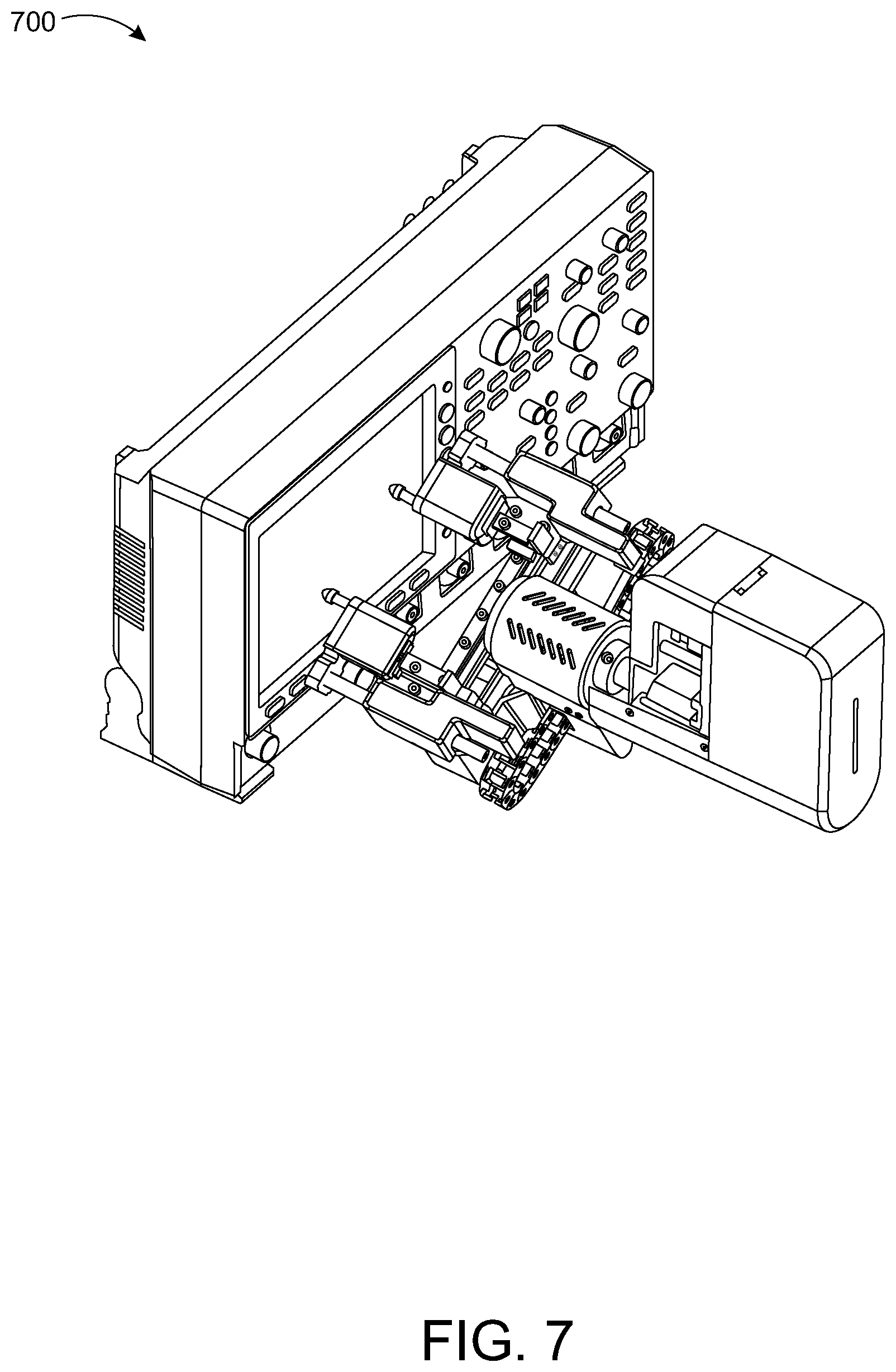 Patent US12617079 Figure 7 – Robotics system for verification and validation of smart connected HMI devices and method thereof