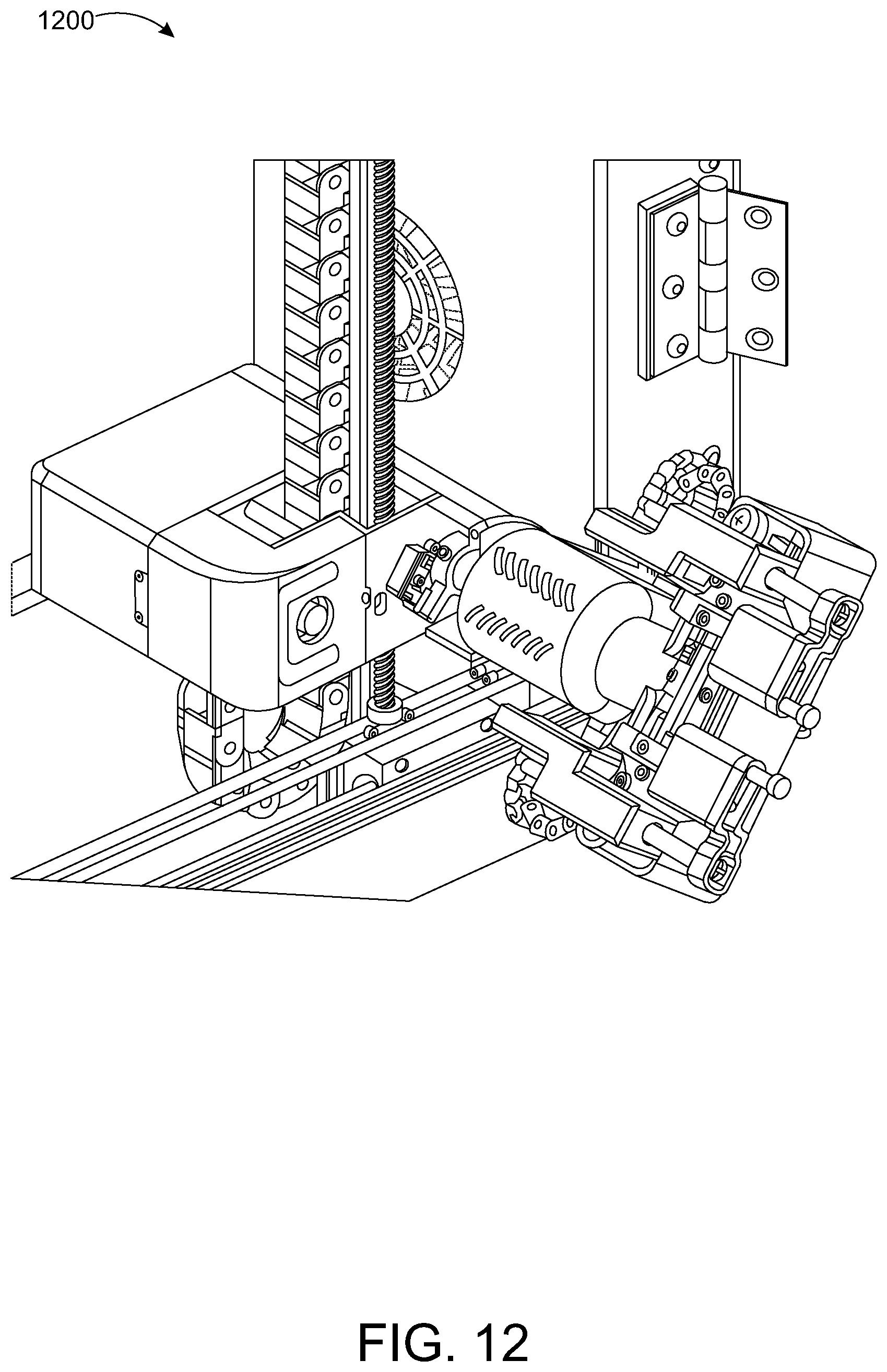 Patent US12617079 Figure 12 – Robotics system for verification and validation of smart connected HMI devices and method thereof