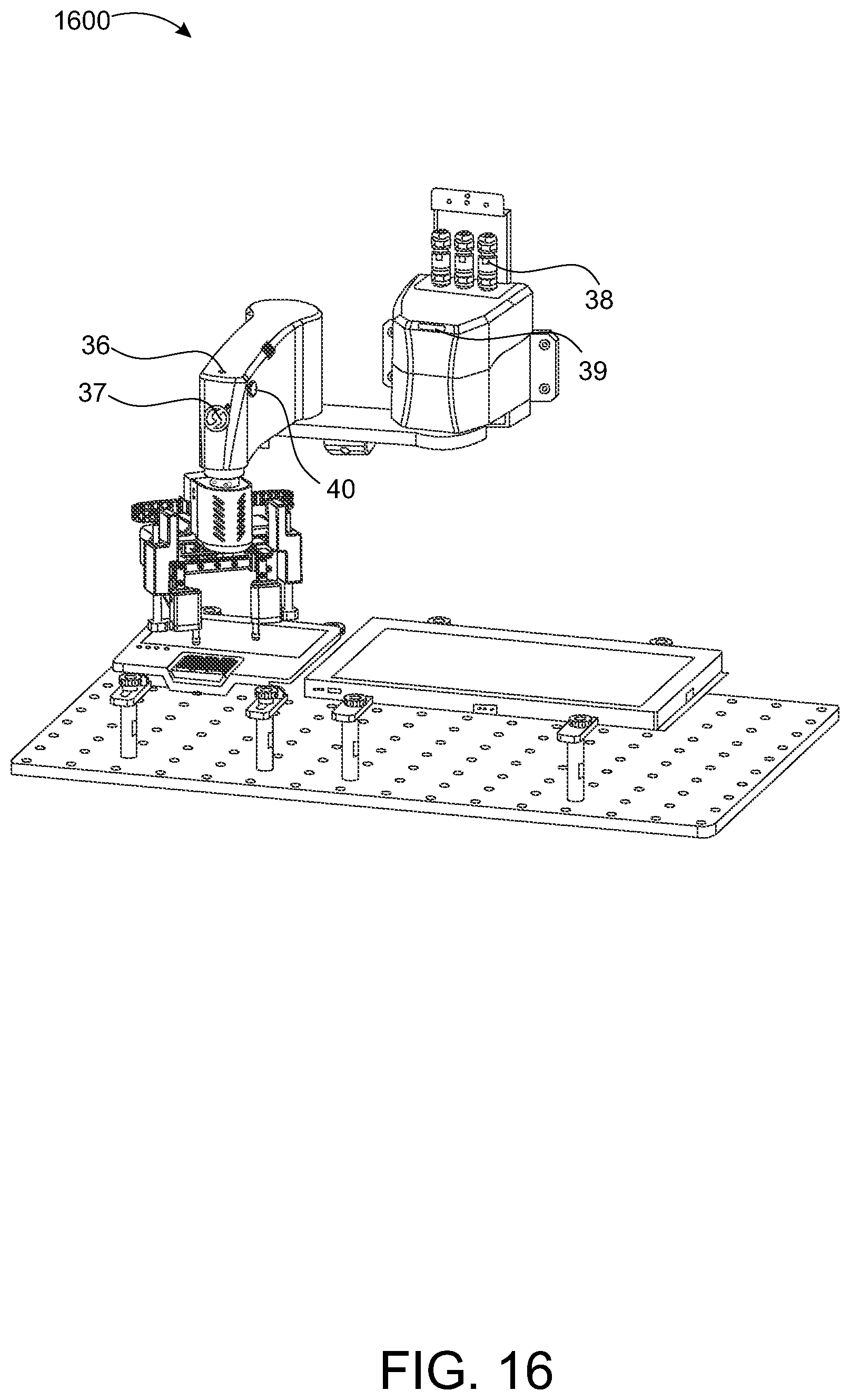 Patent US12617079 Figure 16 – Robotics system for verification and validation of smart connected HMI devices and method thereof