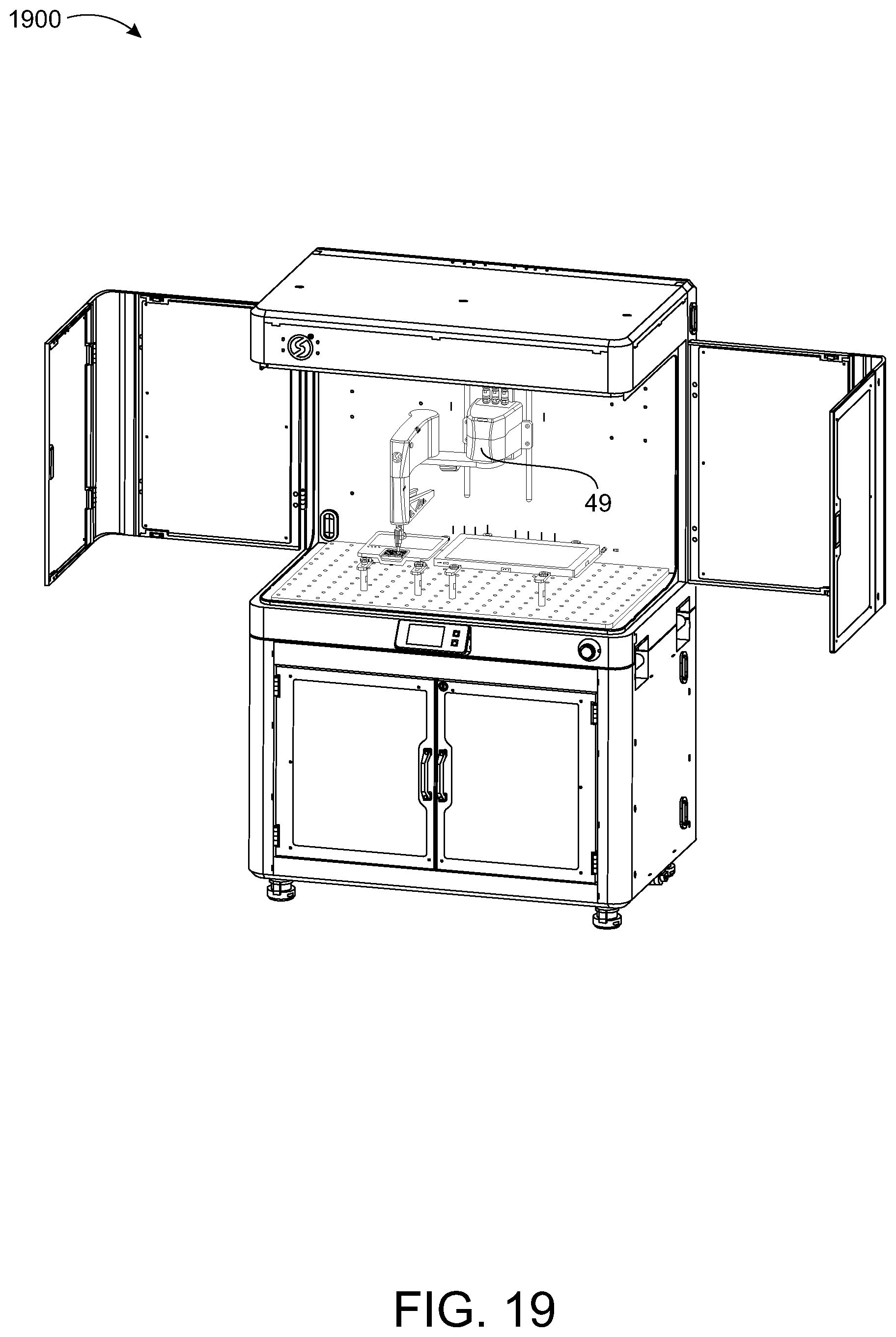 Patent US12617079 Figure 19 – Robotics system for verification and validation of smart connected HMI devices and method thereof