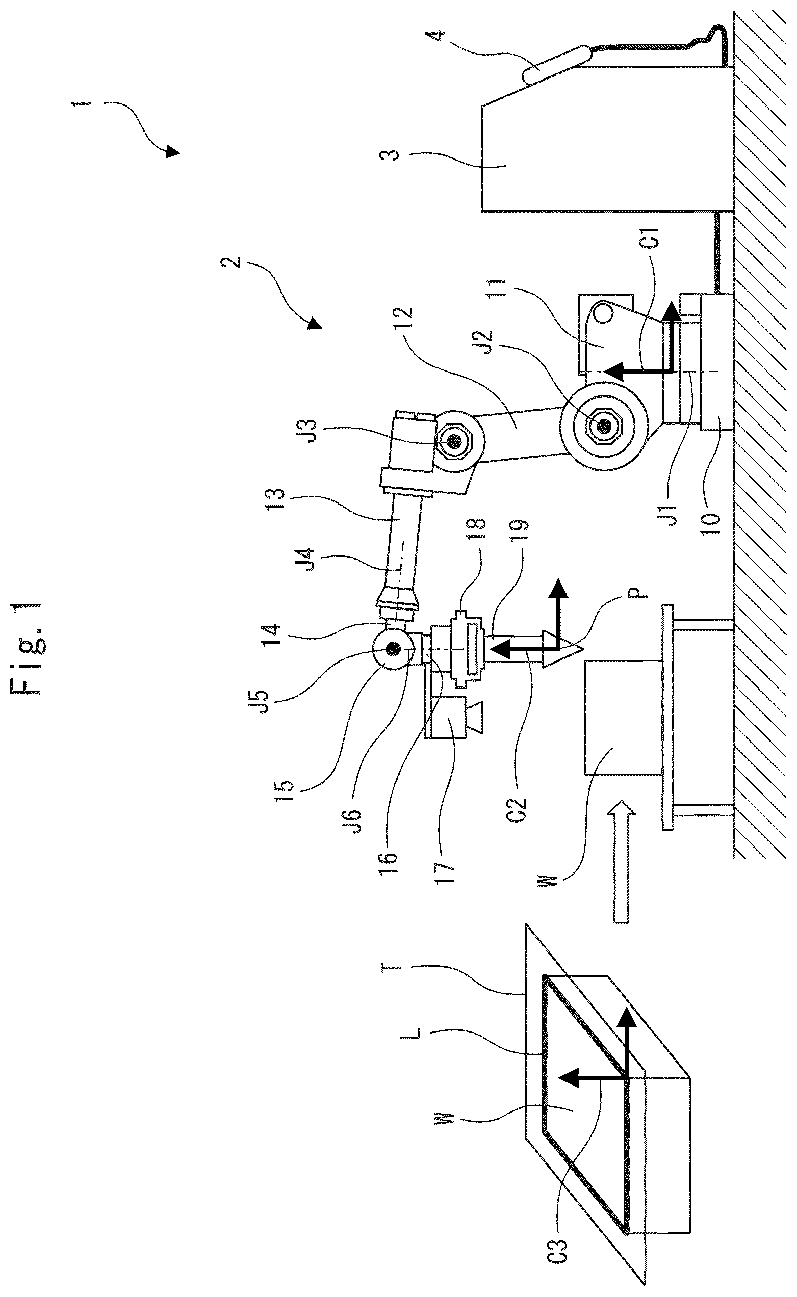 Patent US12617086 Figure 1 – Teaching device, control device, and mechanical system