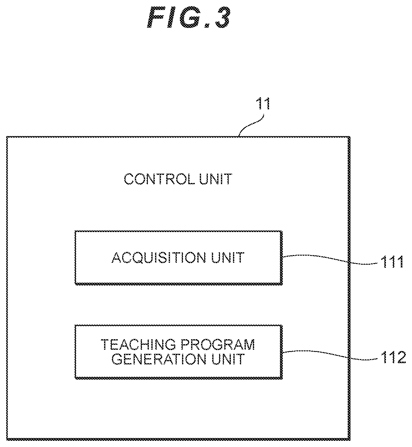 Patent US12617089 Figure 3 – Teaching program generation device