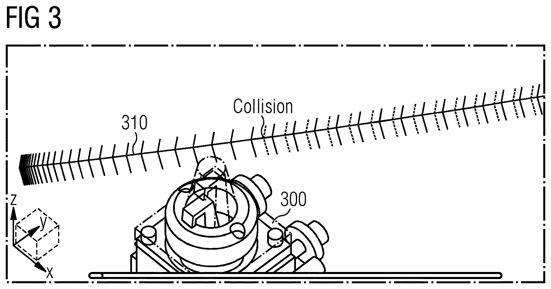 Patent US12617092 Figure 3 – Method and a system for detecting possible collisions of objects in an industrial manufacturing environment