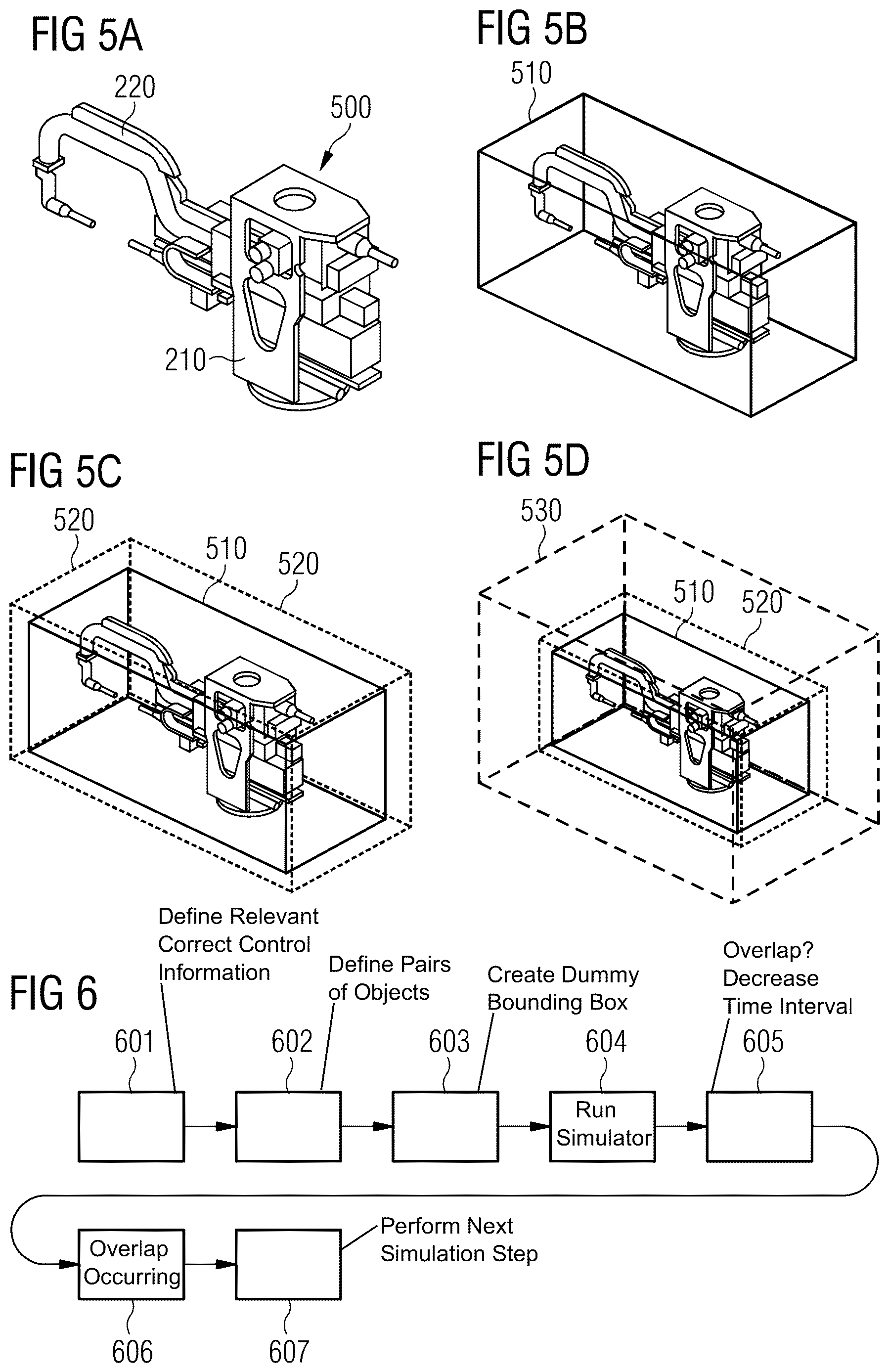 Patent US12617092 Figure 5 – Method and a system for detecting possible collisions of objects in an industrial manufacturing environment