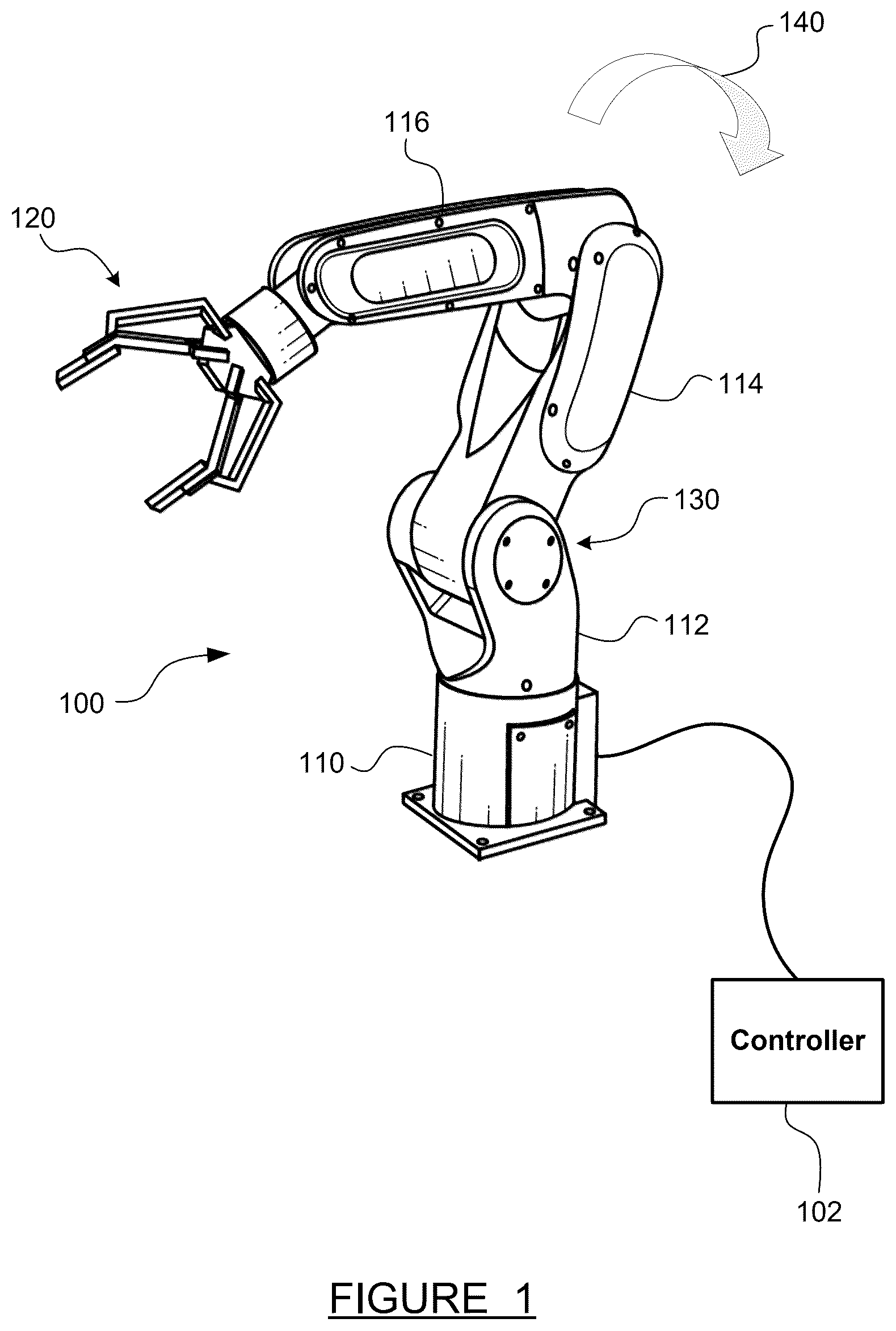 Patent US12617094 Figure 1 – Teach pendant change position touchup visualization