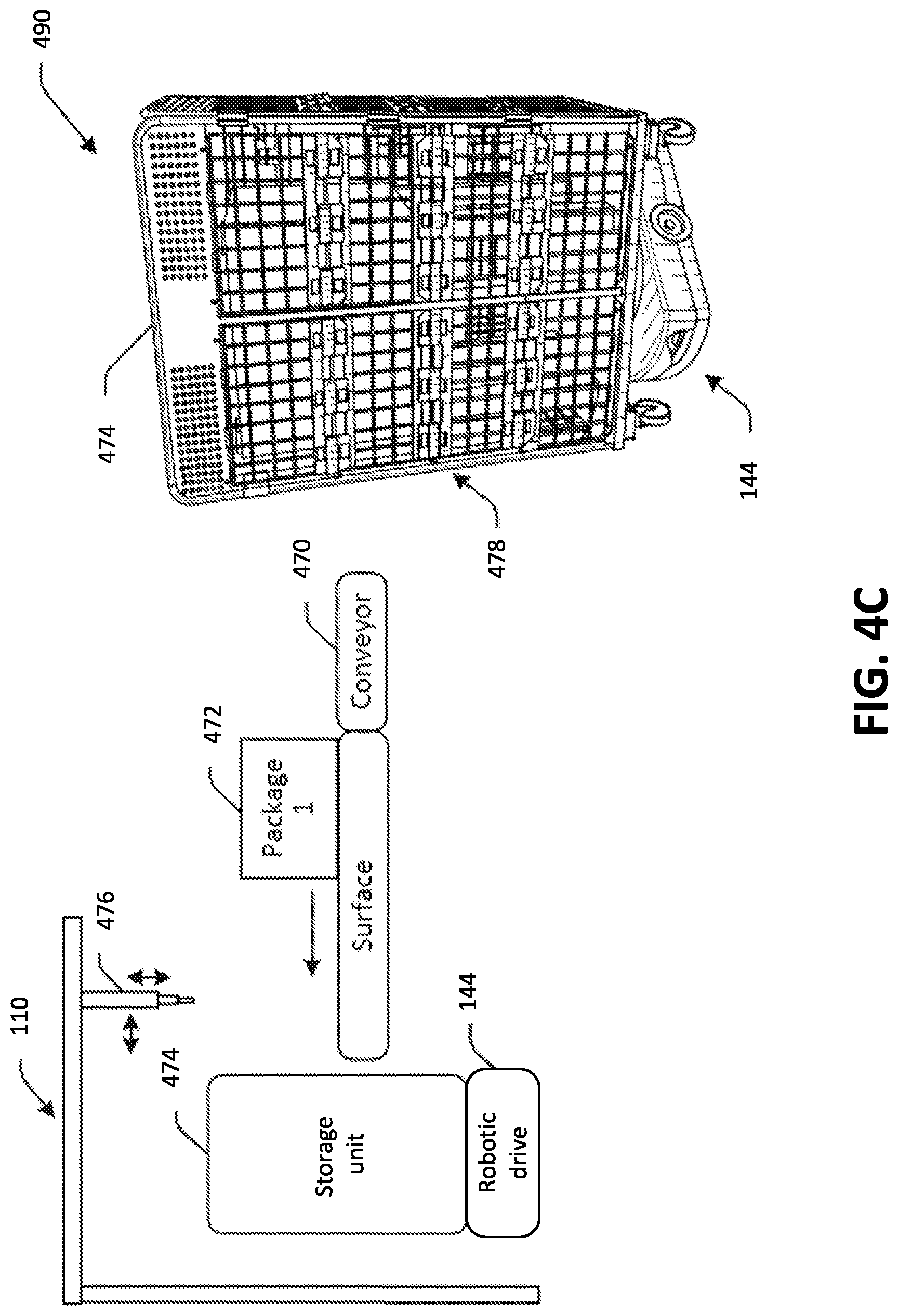 Patent US12617095 Figure 6 – Dynamic allocation of robotic sortation resources