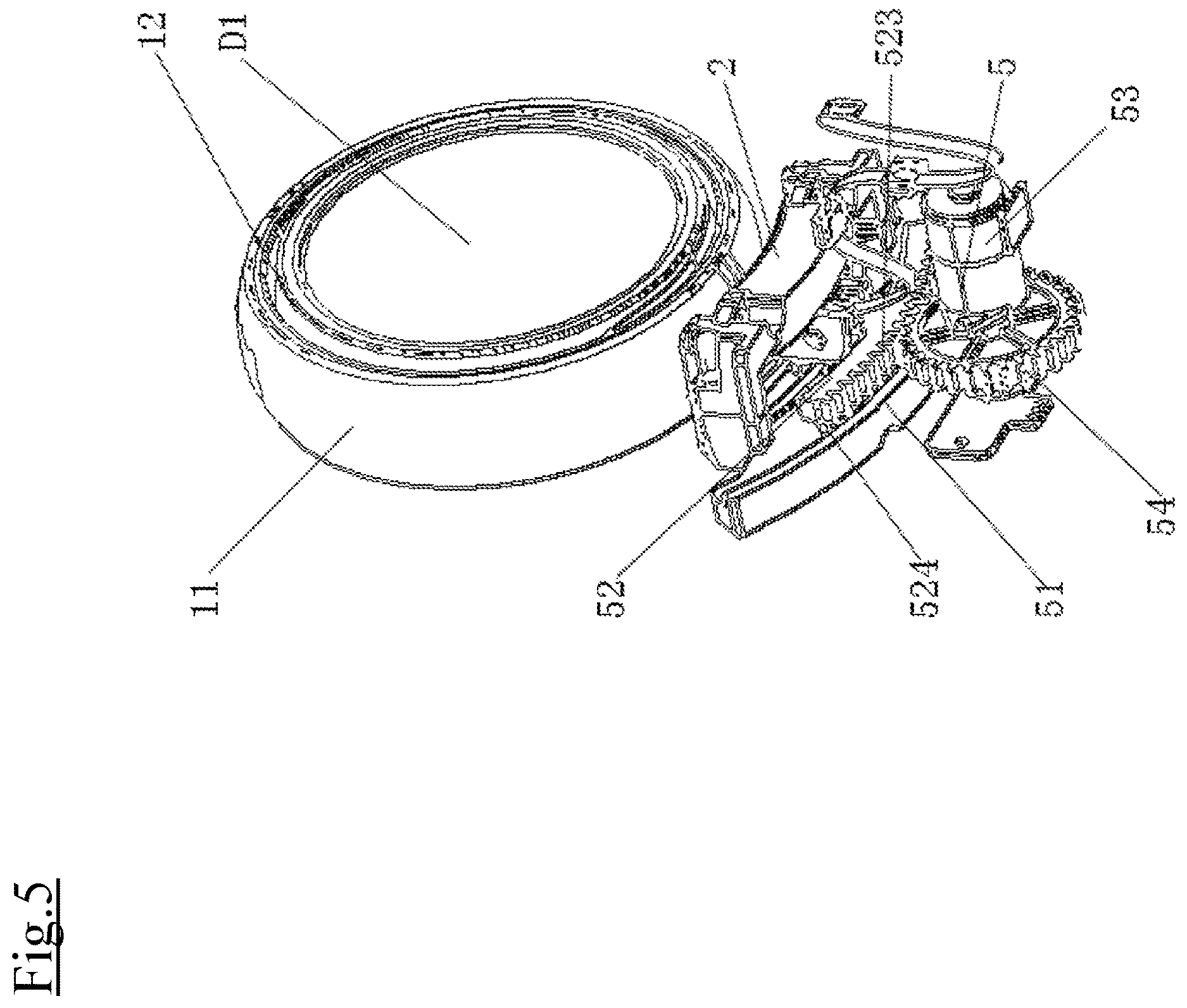 Patent US12617099 Figure 5 – In-vehicle robot