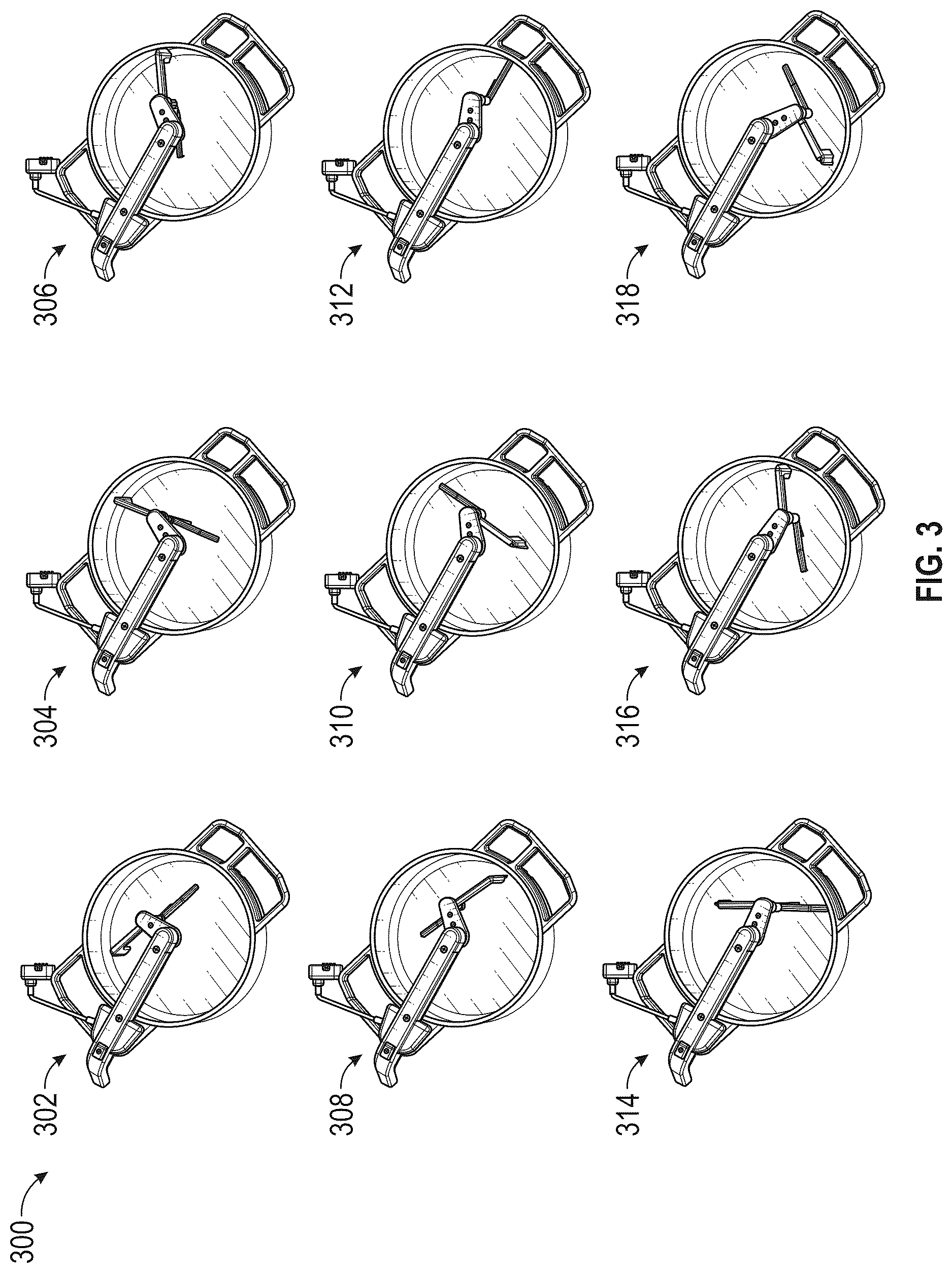 Patent US12617100 Figure 3 – Countertop cooking robot