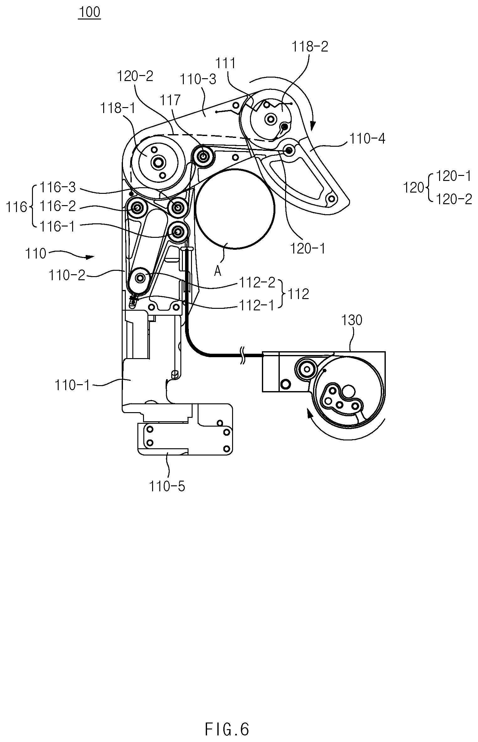 Patent US12617106 Figure 6 – Robot hand module