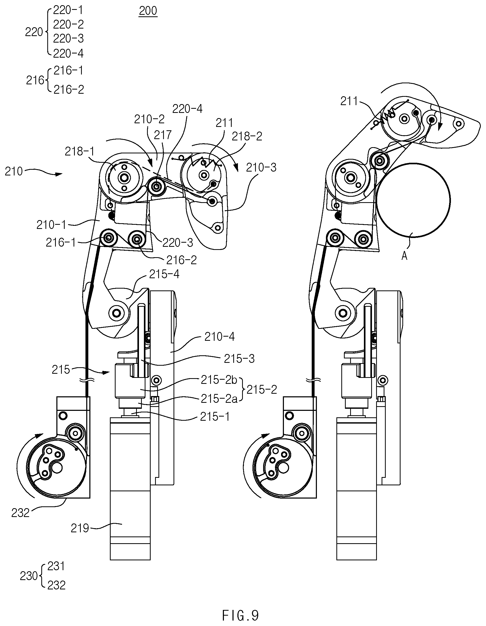 Patent US12617106 Figure 9 – Robot hand module