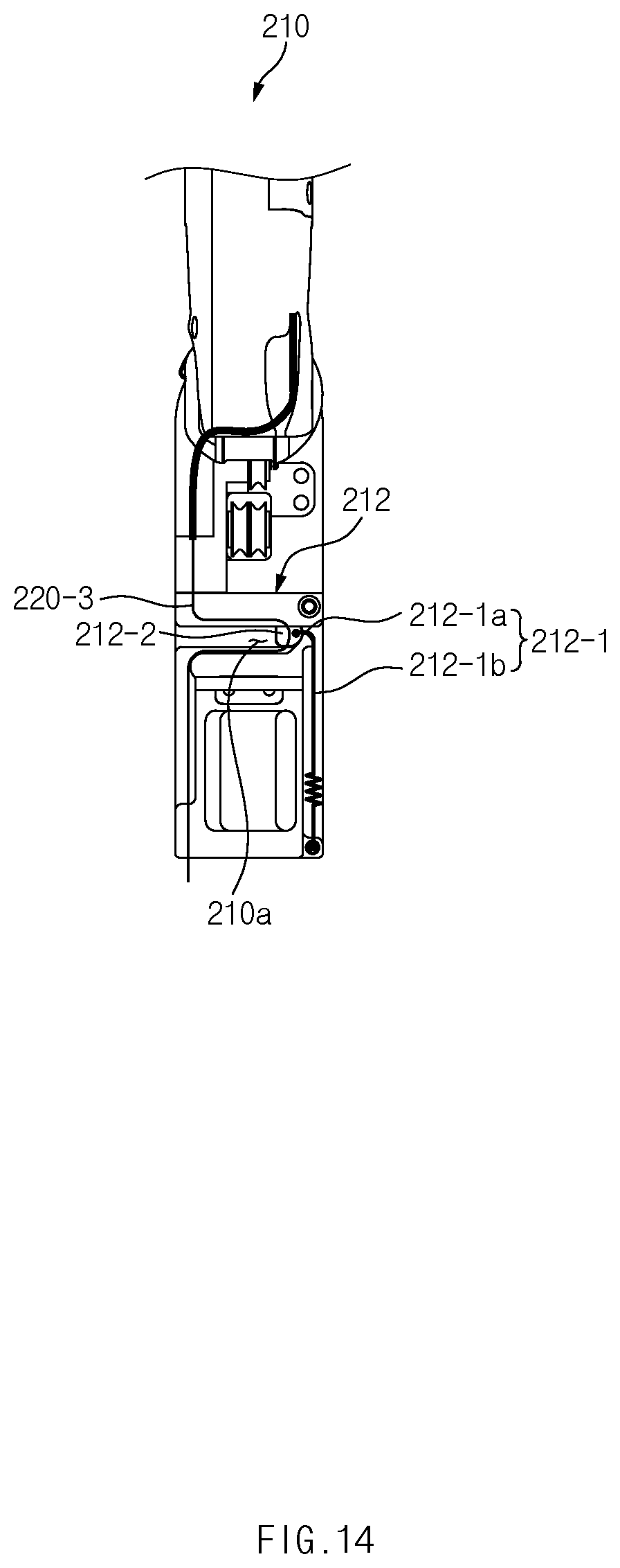 Patent US12617106 Figure 14 – Robot hand module