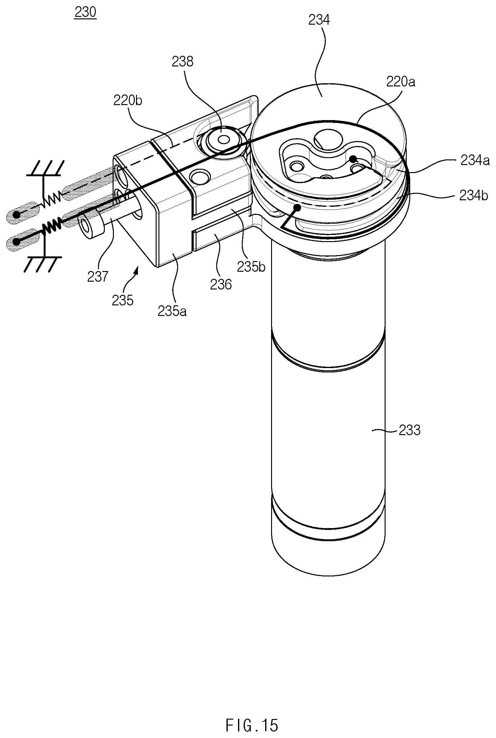 Patent US12617106 Figure 15 – Robot hand module