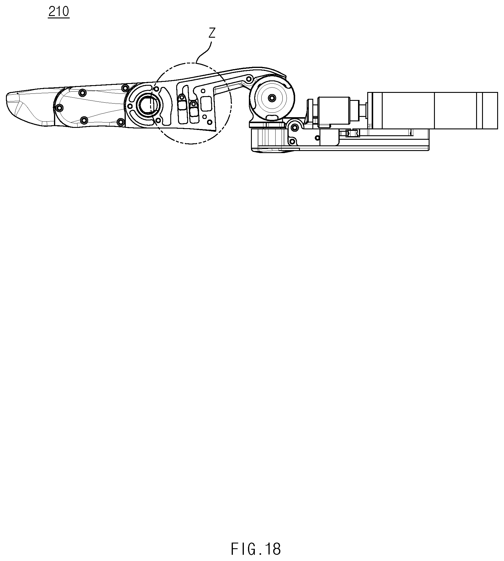 Patent US12617106 Figure 18 – Robot hand module