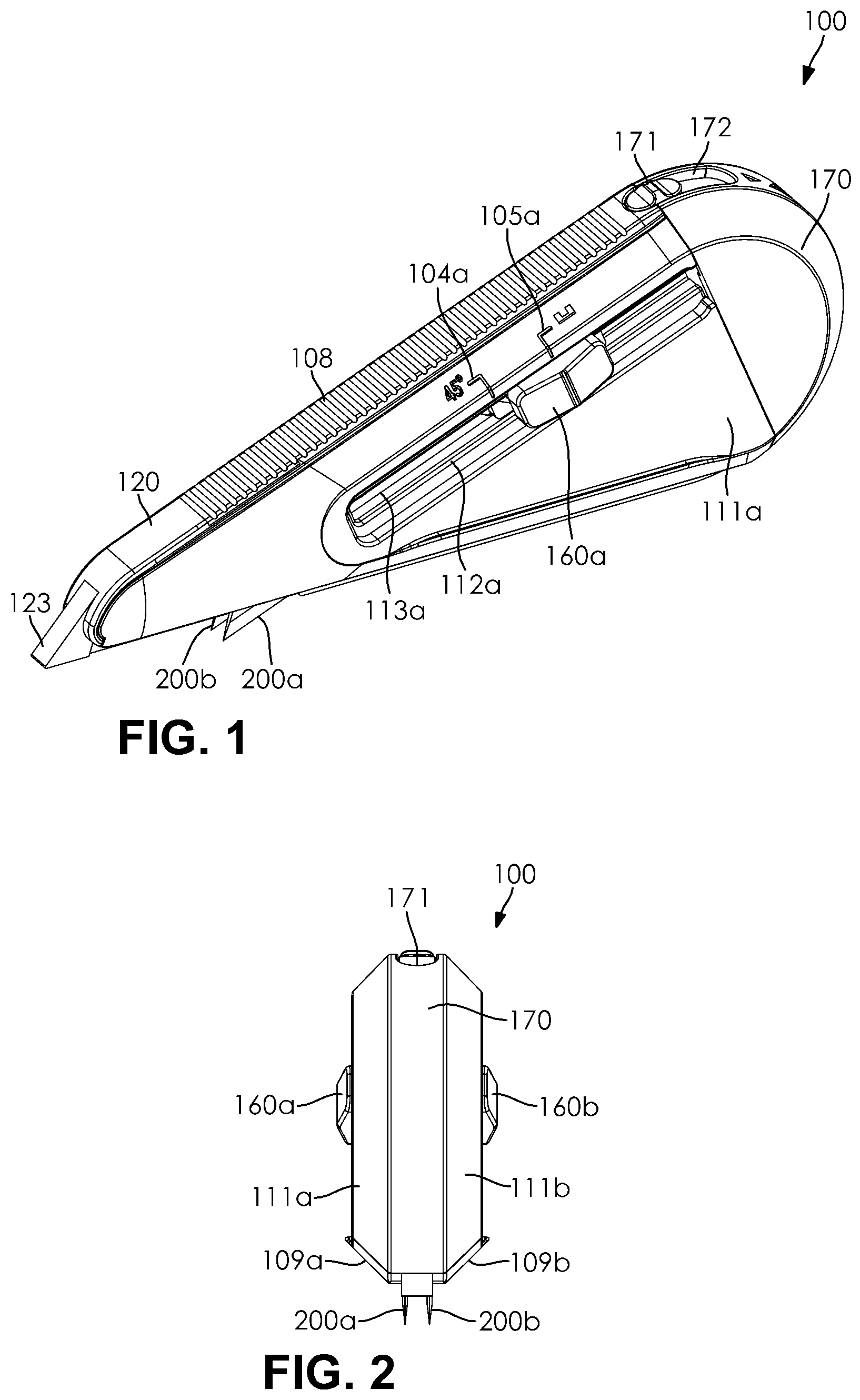 Patent US12617108 Figure 1 – Foam board cutter