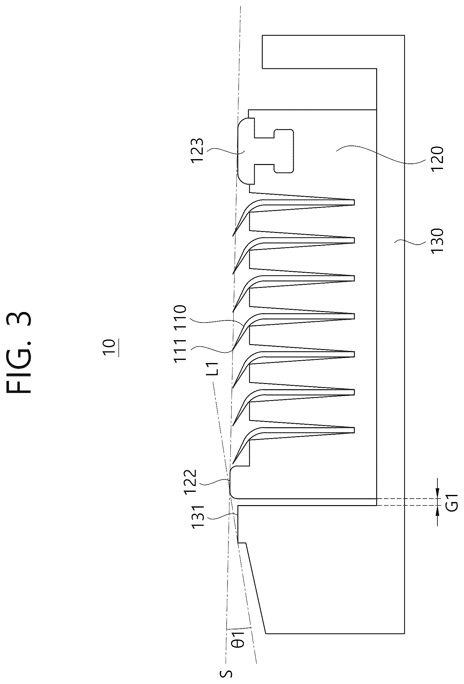 Patent US12617109 Figure 3 – Razor cartridge