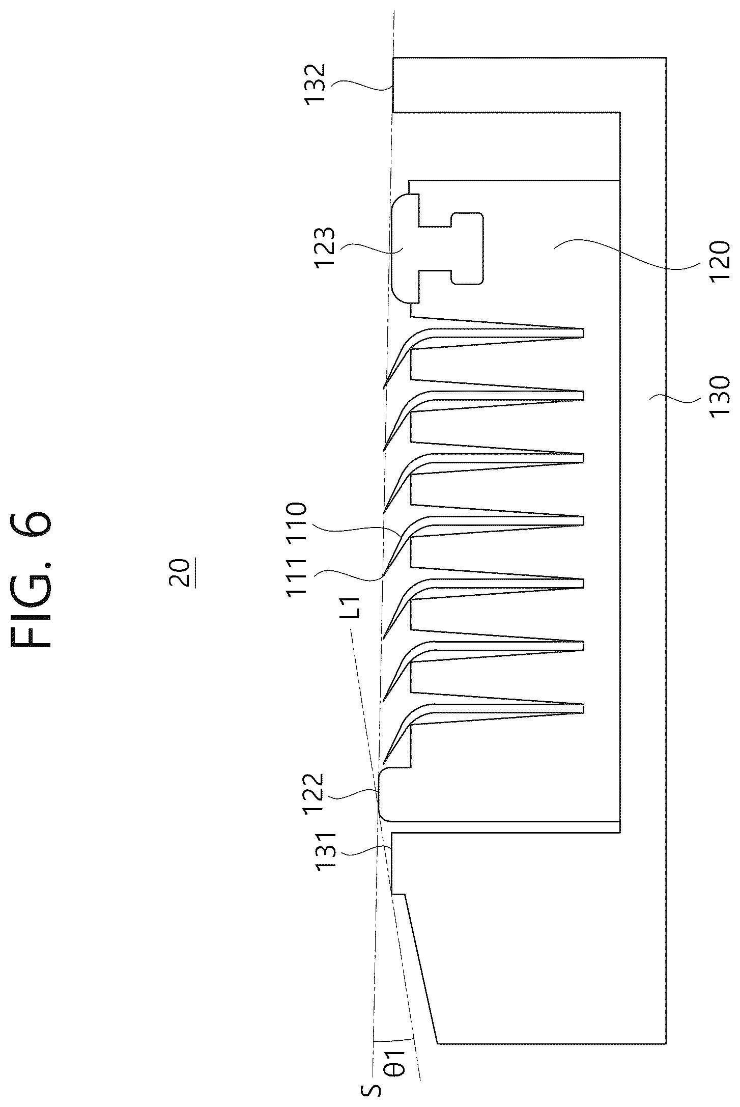 Patent US12617109 Figure 6 – Razor cartridge