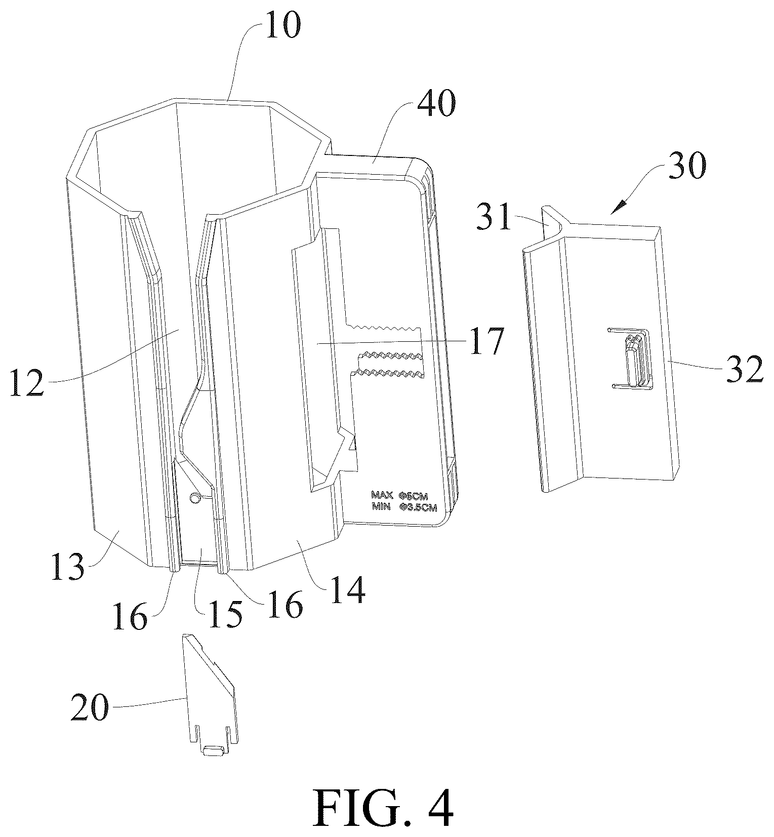 Patent US12617111 Figure 3 – Paper cutter
