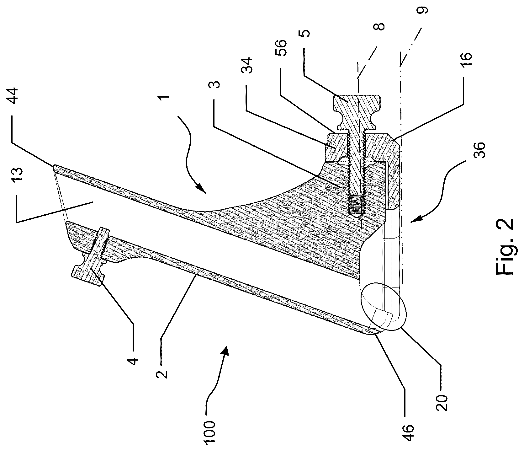 Patent US12617112 Figure 2 – Handheld cutting device and system for cutting sheet goods