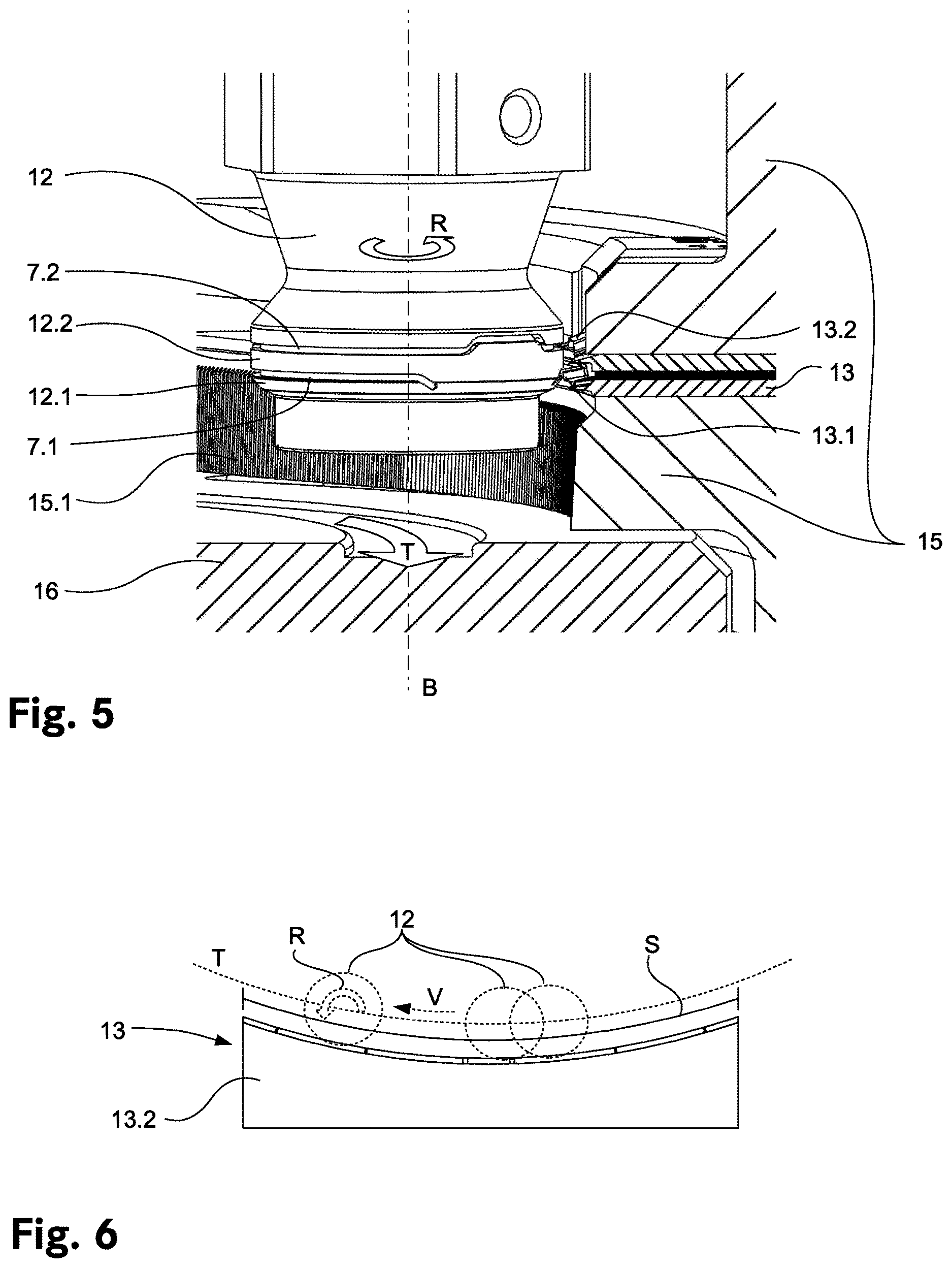 Patent US12617114 Figure 4 – Apparatus and method for producing a locking ring on a closure cap for a container