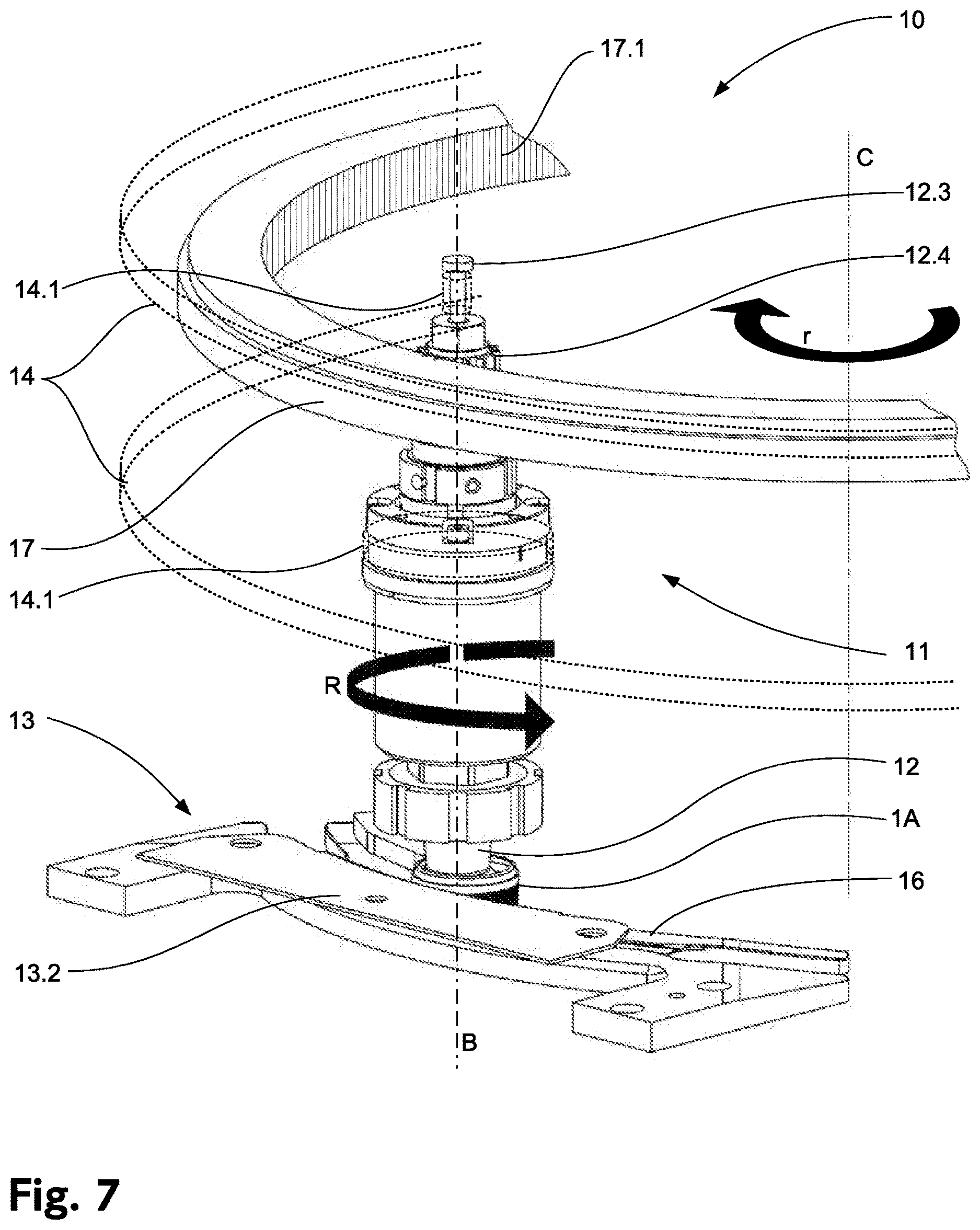 Patent US12617114 Figure 5 – Apparatus and method for producing a locking ring on a closure cap for a container