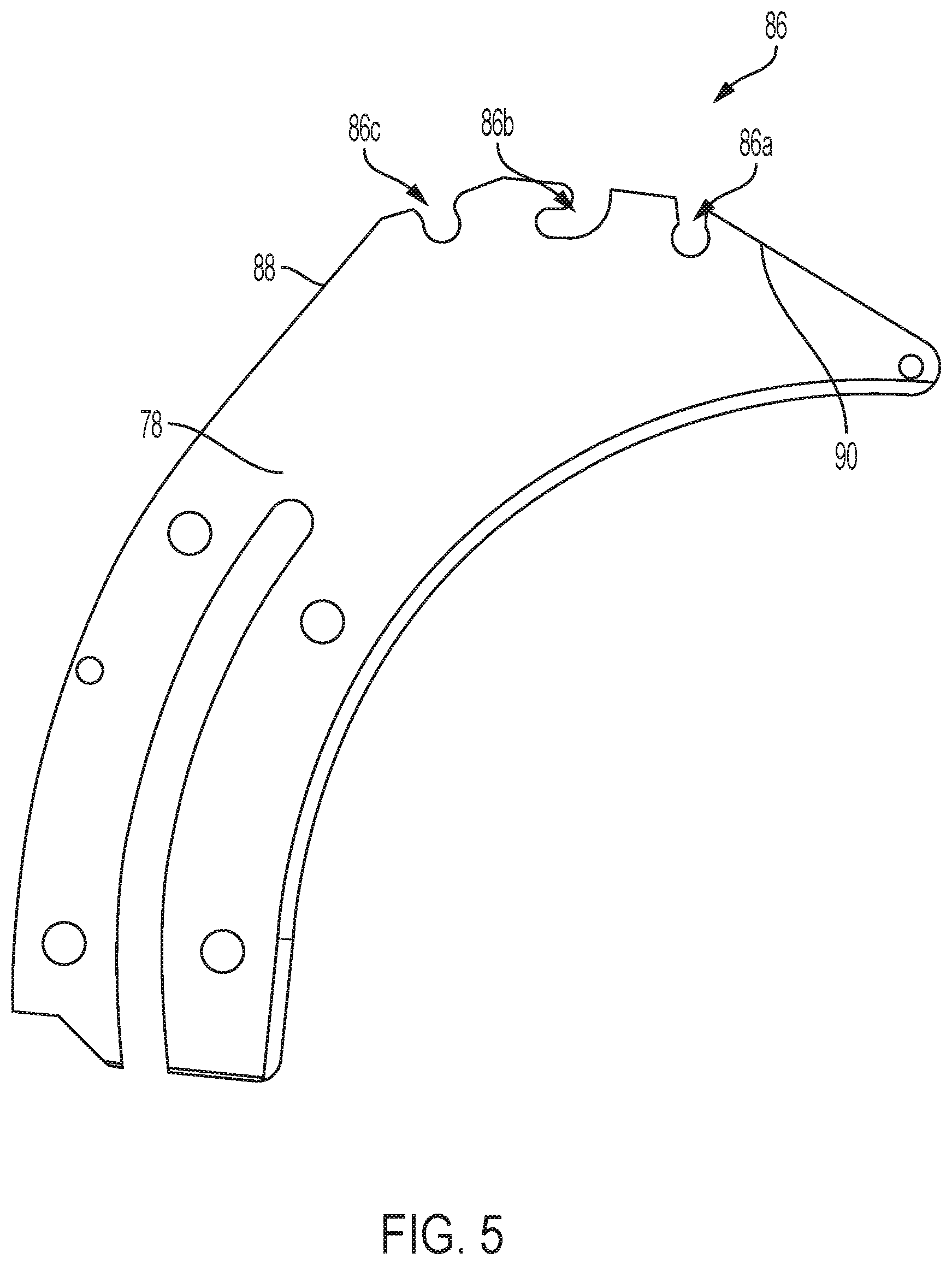 Patent US12617116 Figure 5 – Table saw including storage mount for blade guard assembly