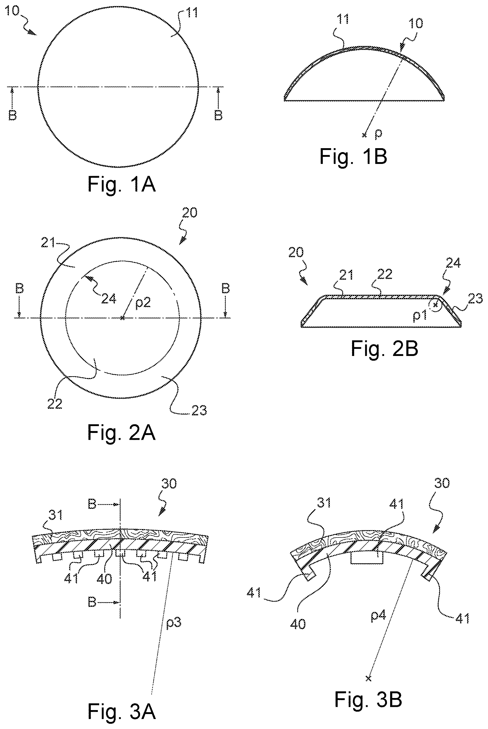 Patent US12617121 Figure 1 – Part made from lignocellulosic material and method for producing such a part