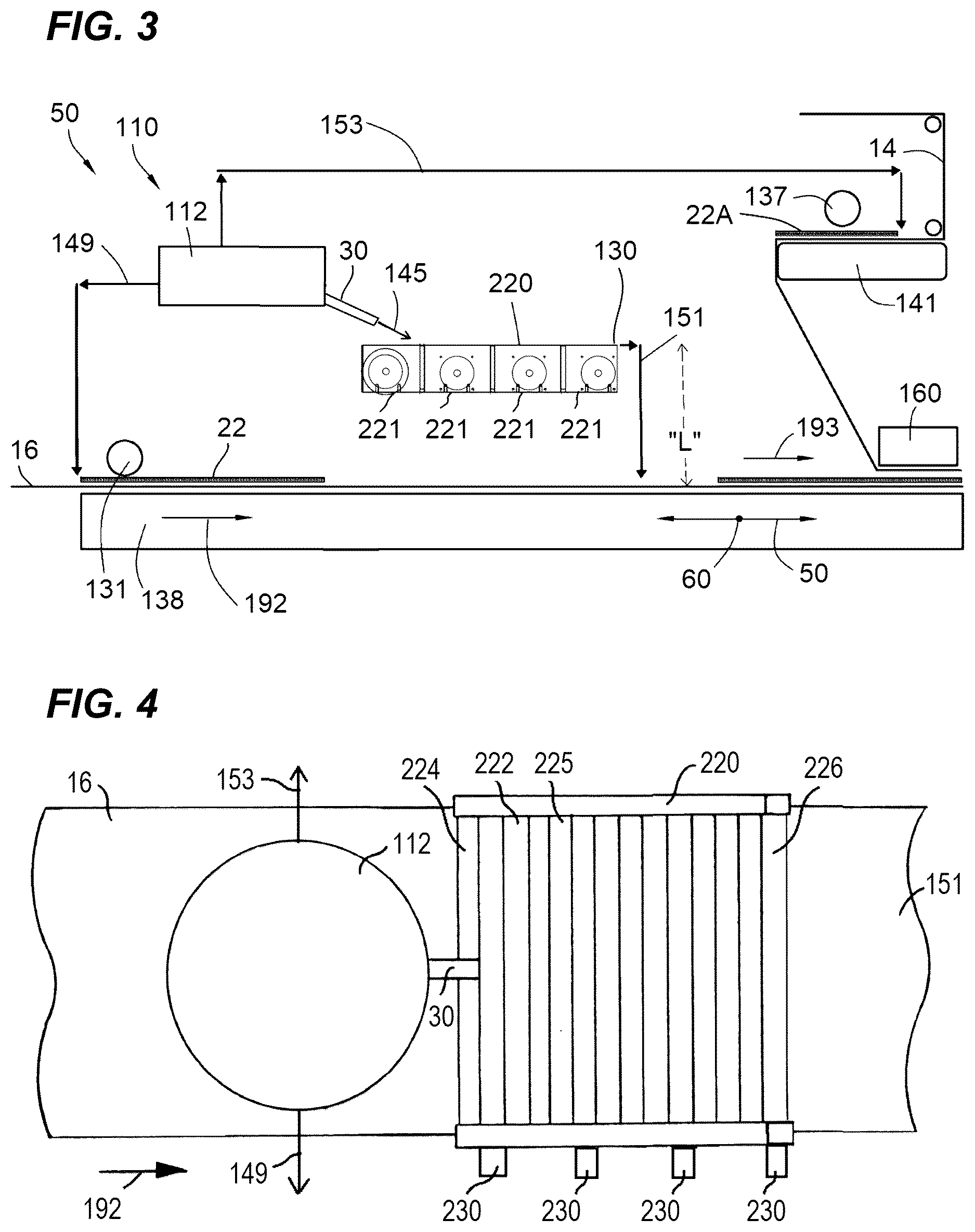 Patent US12617123 Figure 2 – Slurry roller conveyor for gypsum board manufacture