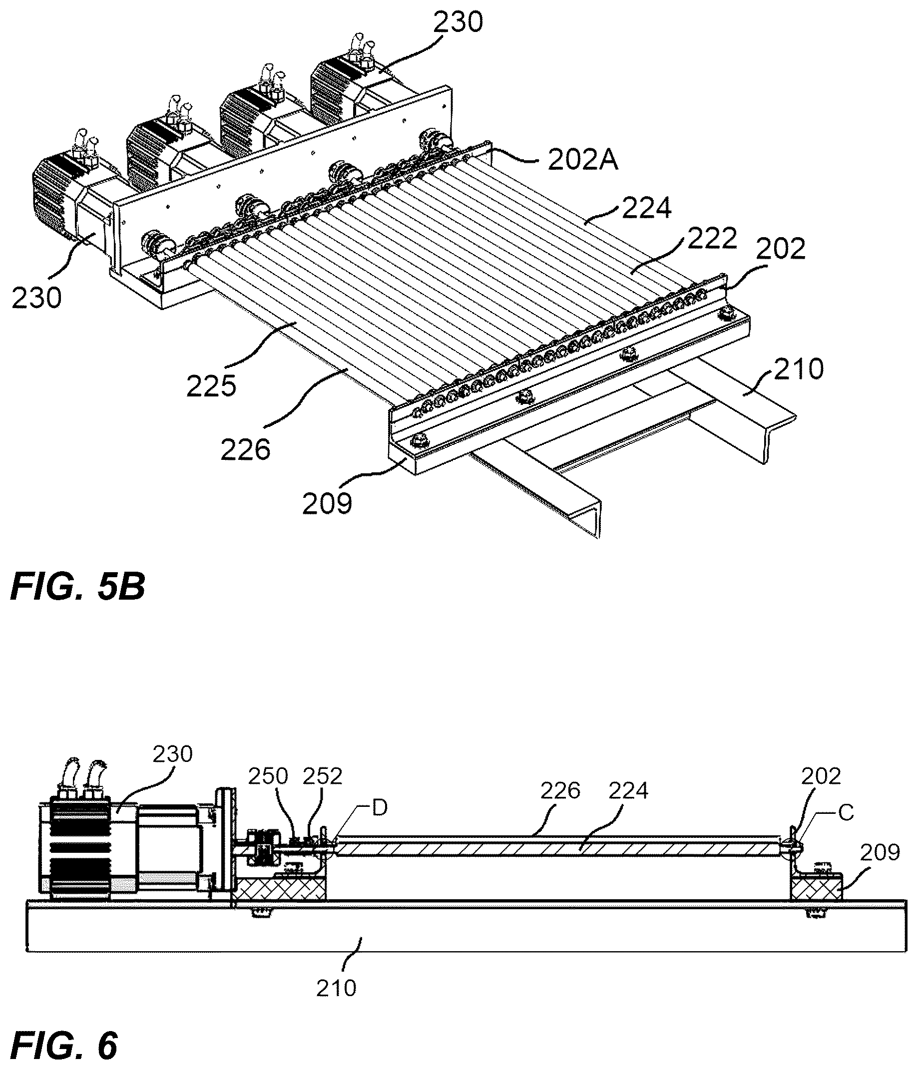 Patent US12617123 Figure 4 – Slurry roller conveyor for gypsum board manufacture