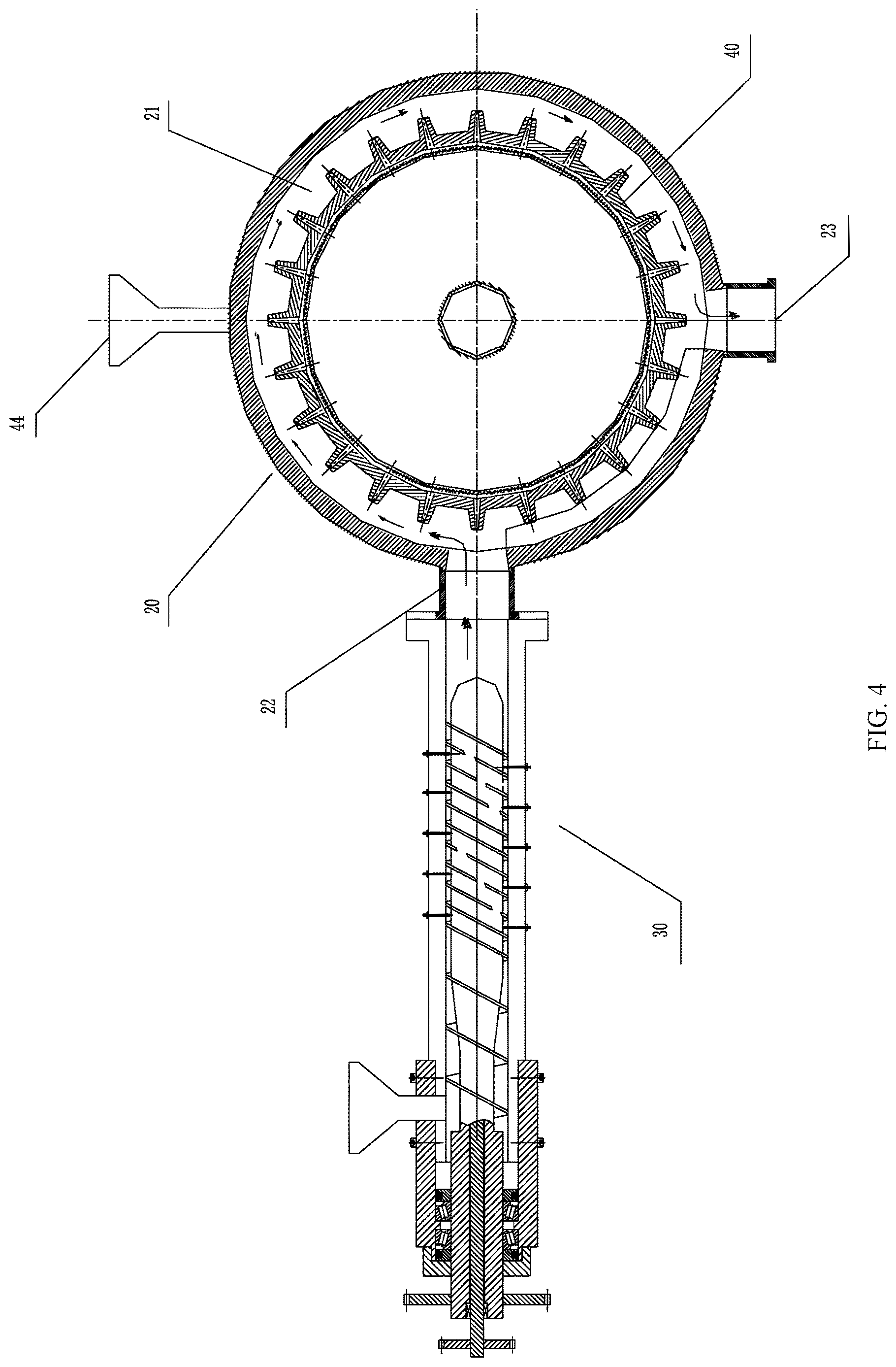 Patent US12617124 Figure 4 – Homogenizing method and device for mixing cow dung granules into clay bricks
