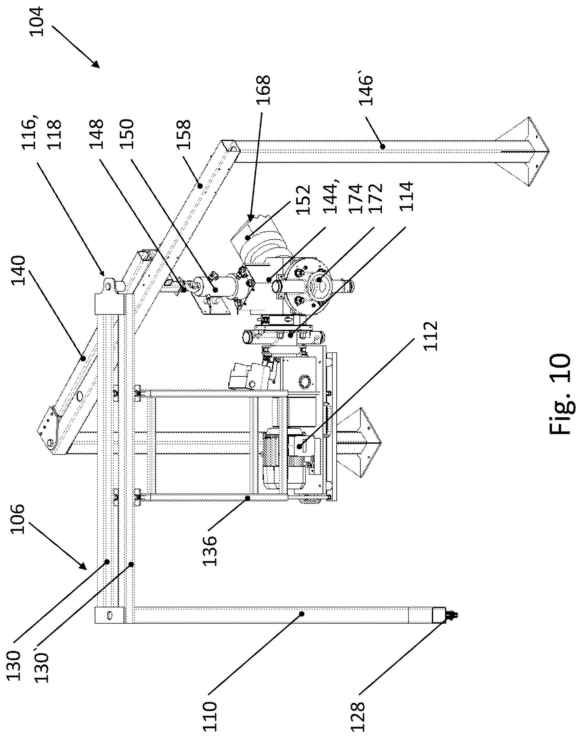 Patent US12617125 Figure 10 – Pelletizing apparatus for the production of pellets from a melt flow and related operating and maintenance method