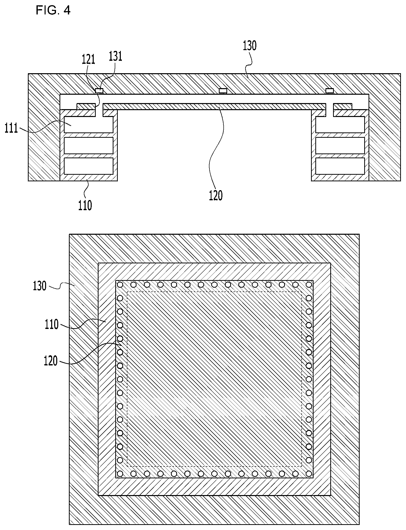 Patent US12617134 Figure 3 – Cooling plate injection bonding method for electric vehicle battery case frame