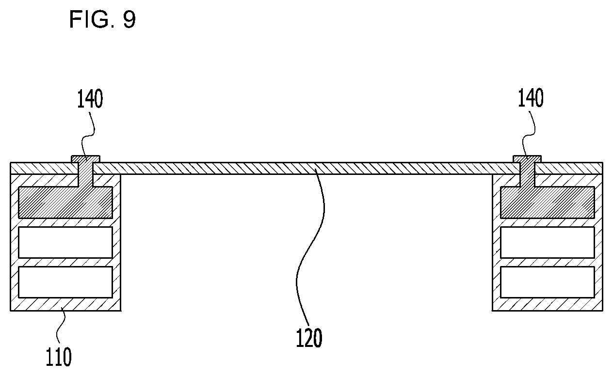 Patent US12617134 Figure 8 – Cooling plate injection bonding method for electric vehicle battery case frame